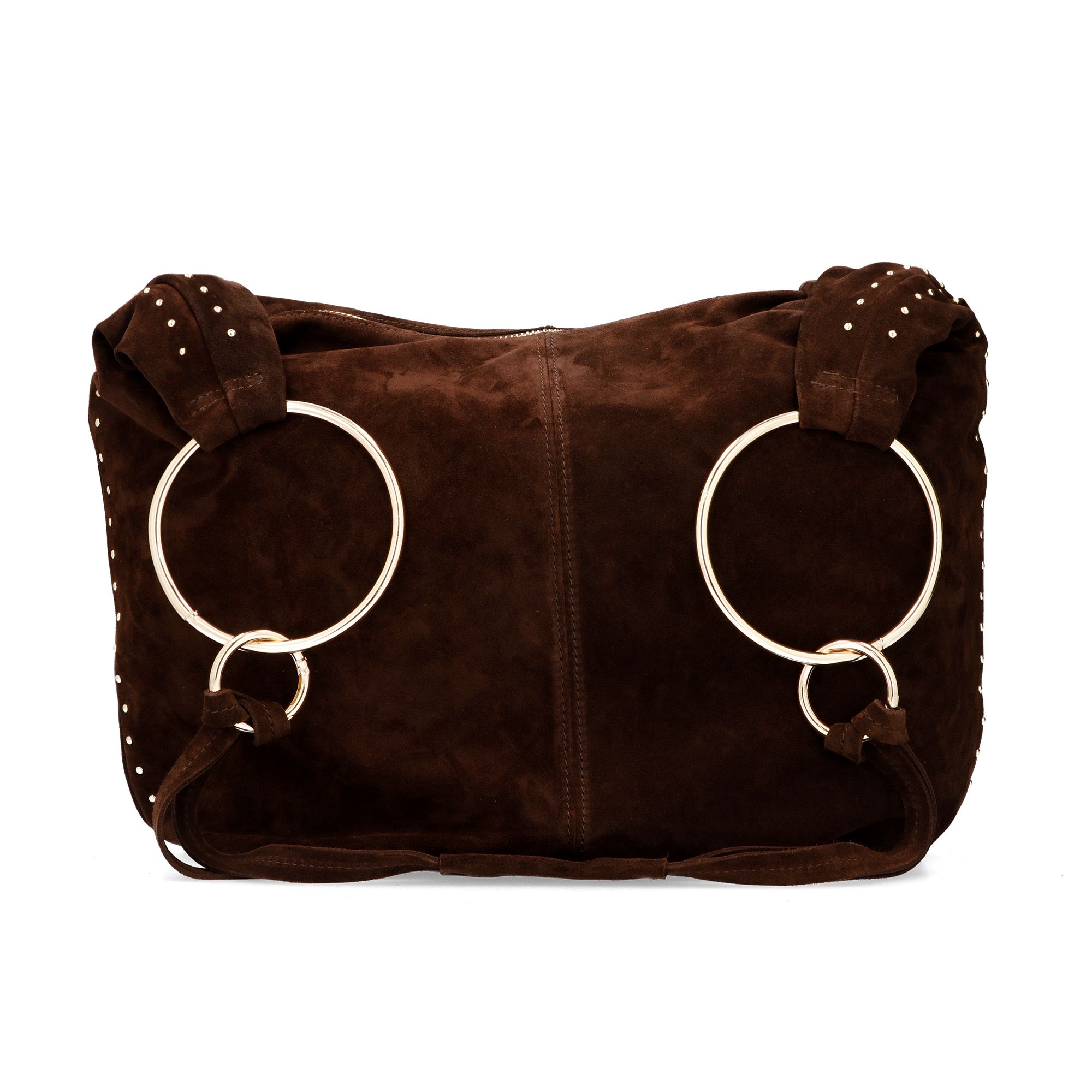 Le Corone Bags
Borsa a sacca
in pelle scamosciata
con tracolla