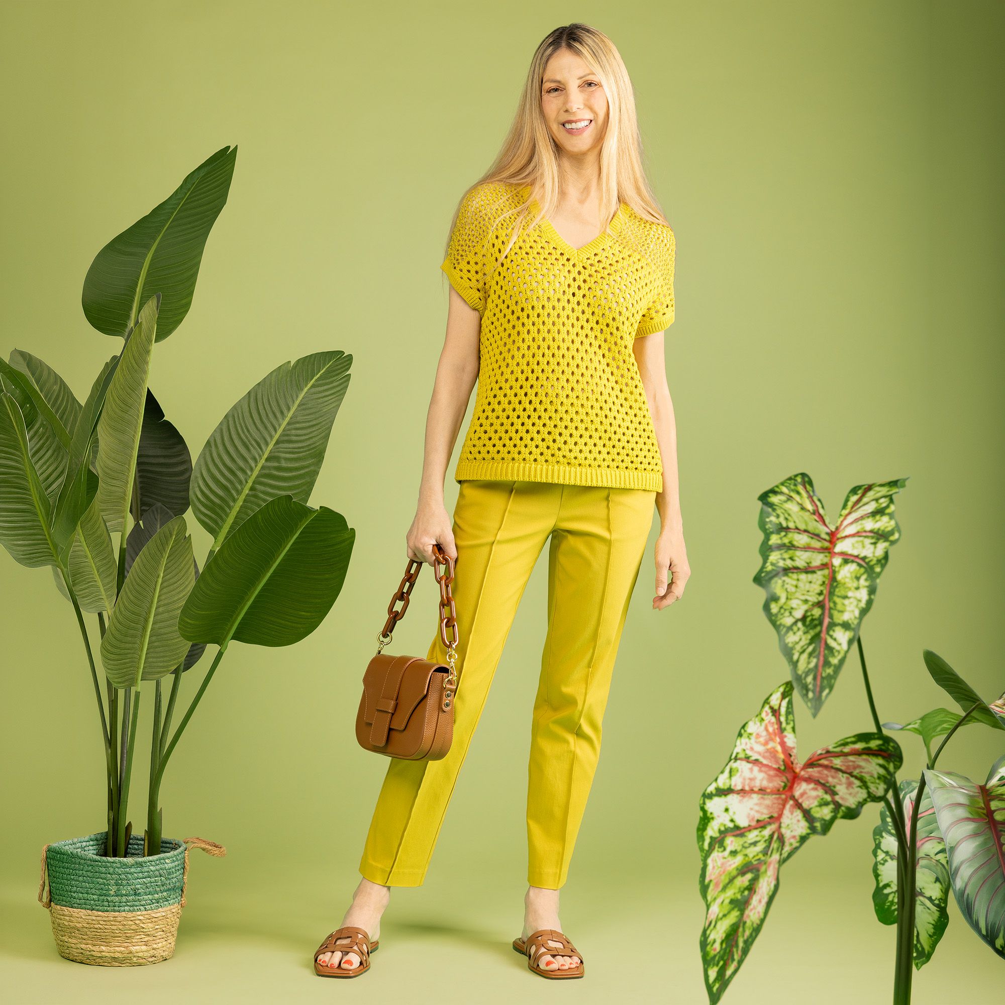 Wynne Layers
Top in maglia
con scollo a V