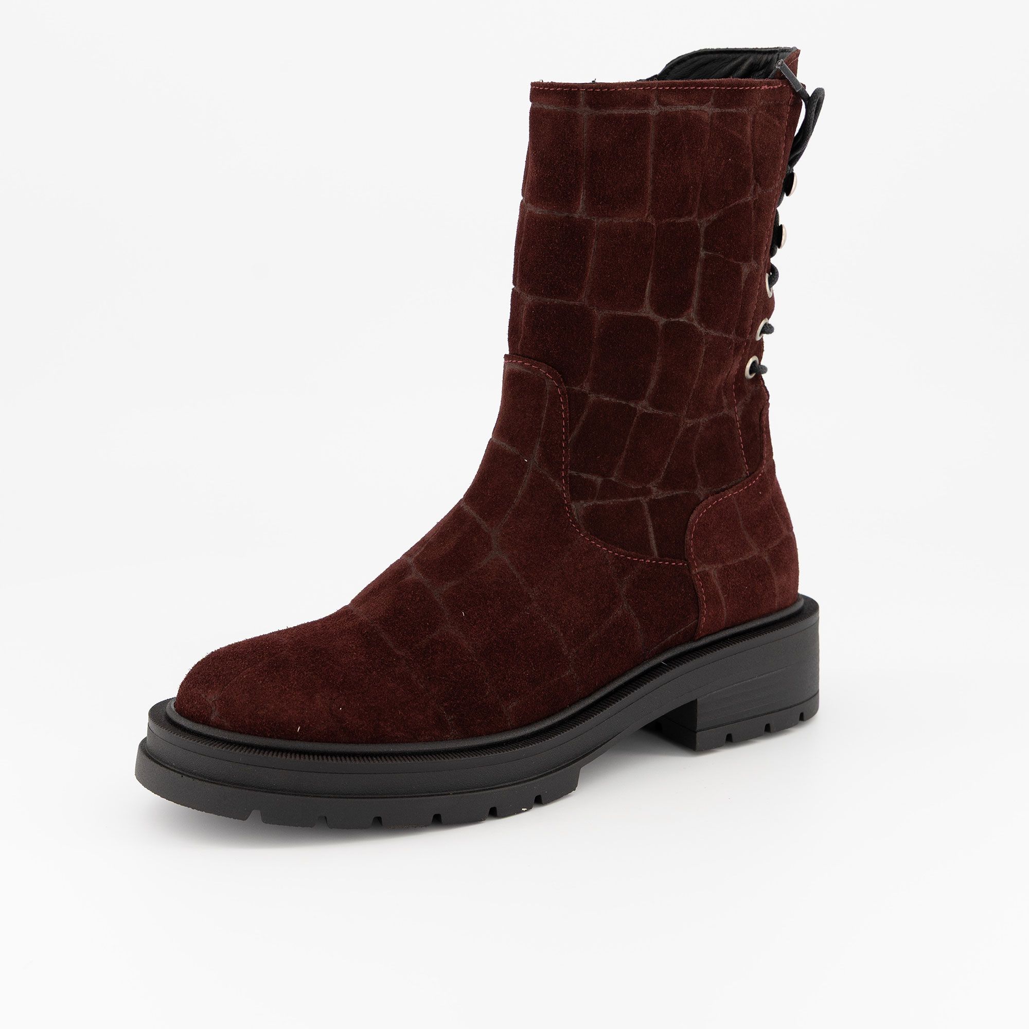 Galieti Stivaletti biker in pelle