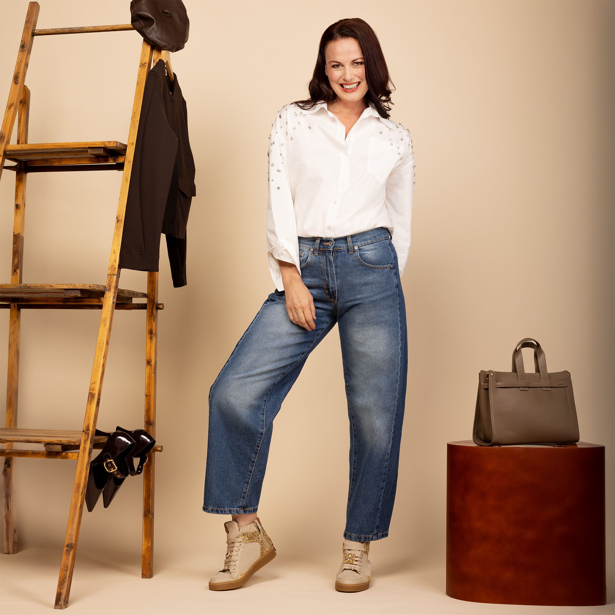 Risskio
Jeans modello barrel
5 tasche in cotone
anche Petite