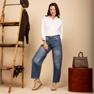 Risskio
Jeans modello barrel
5 tasche in cotone
anche Petite