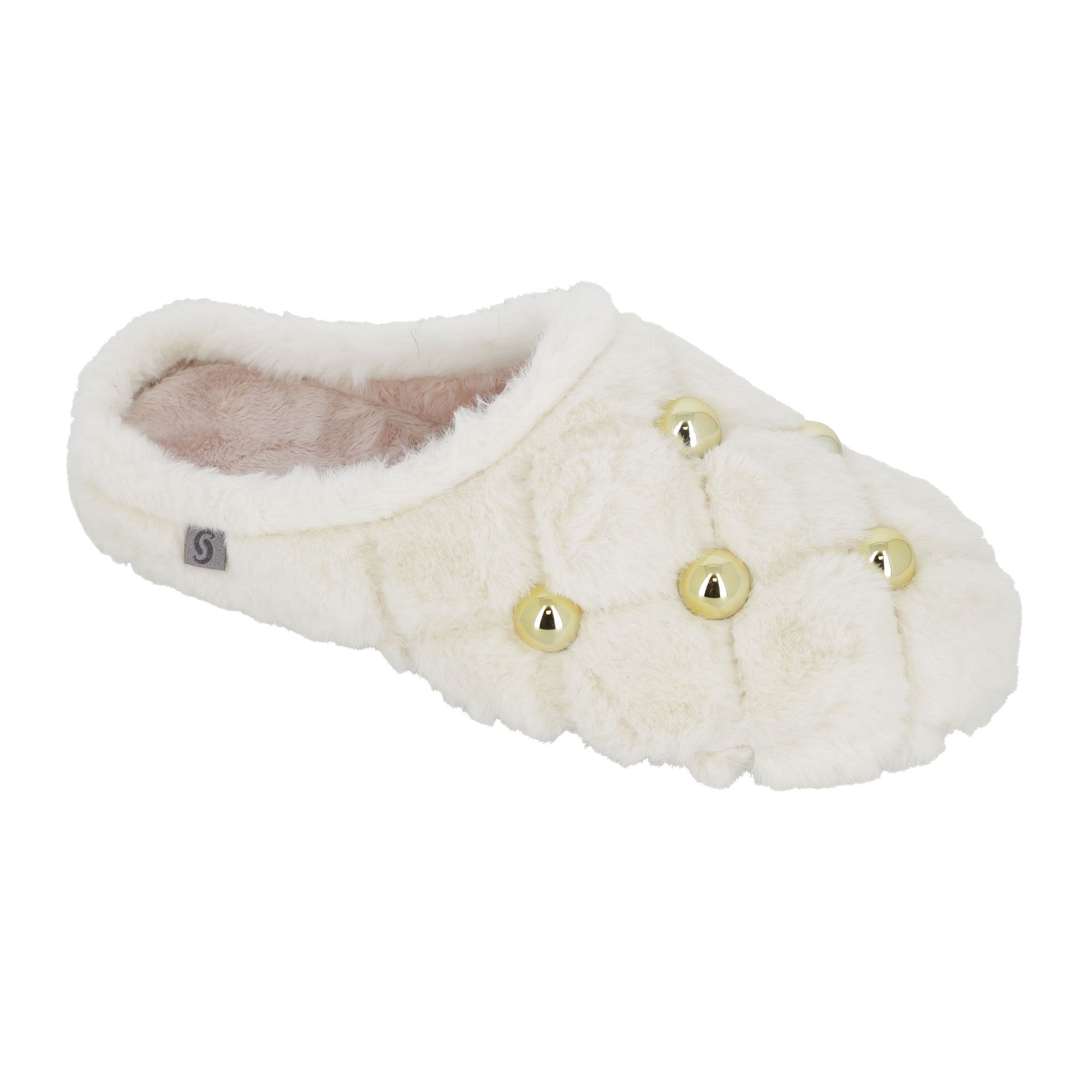 QVC Sabatini Pantofole Marisa con design matelassé e borchie