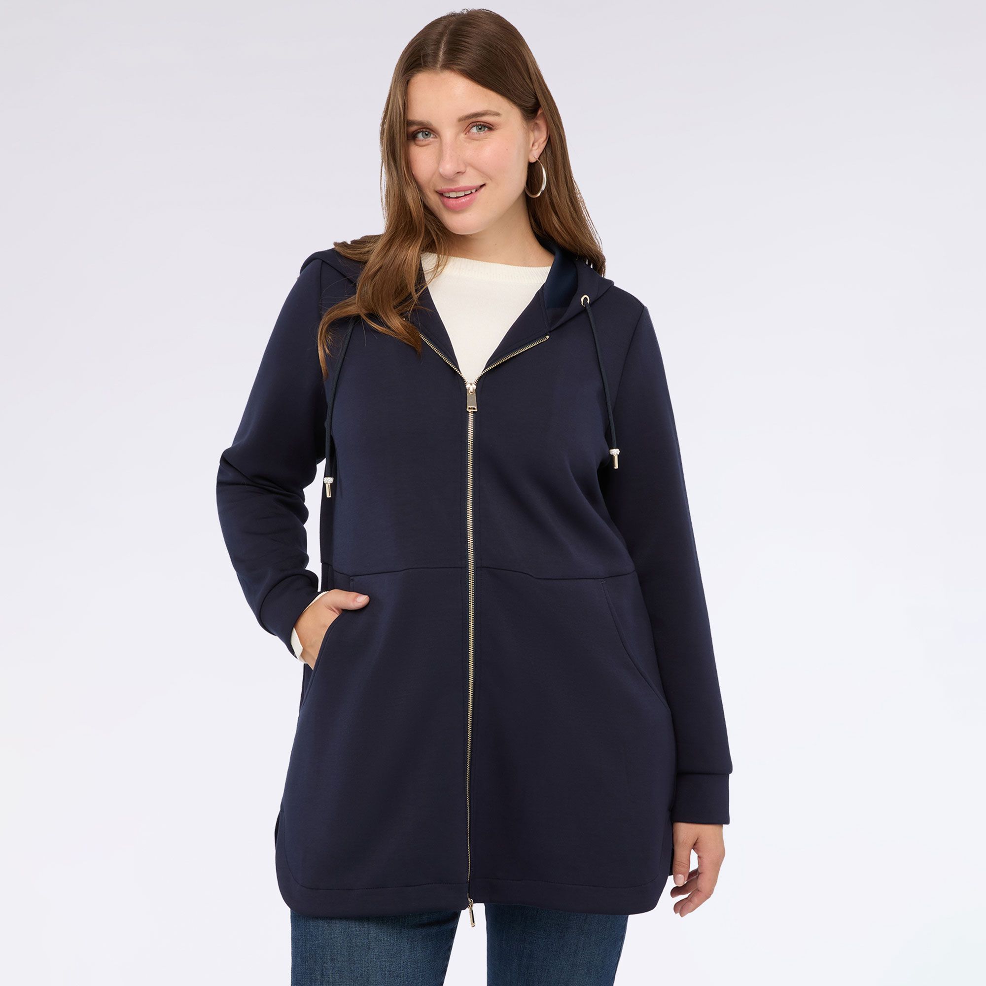 Fiorella Rubino
Felpa con zip
e cappuccio
