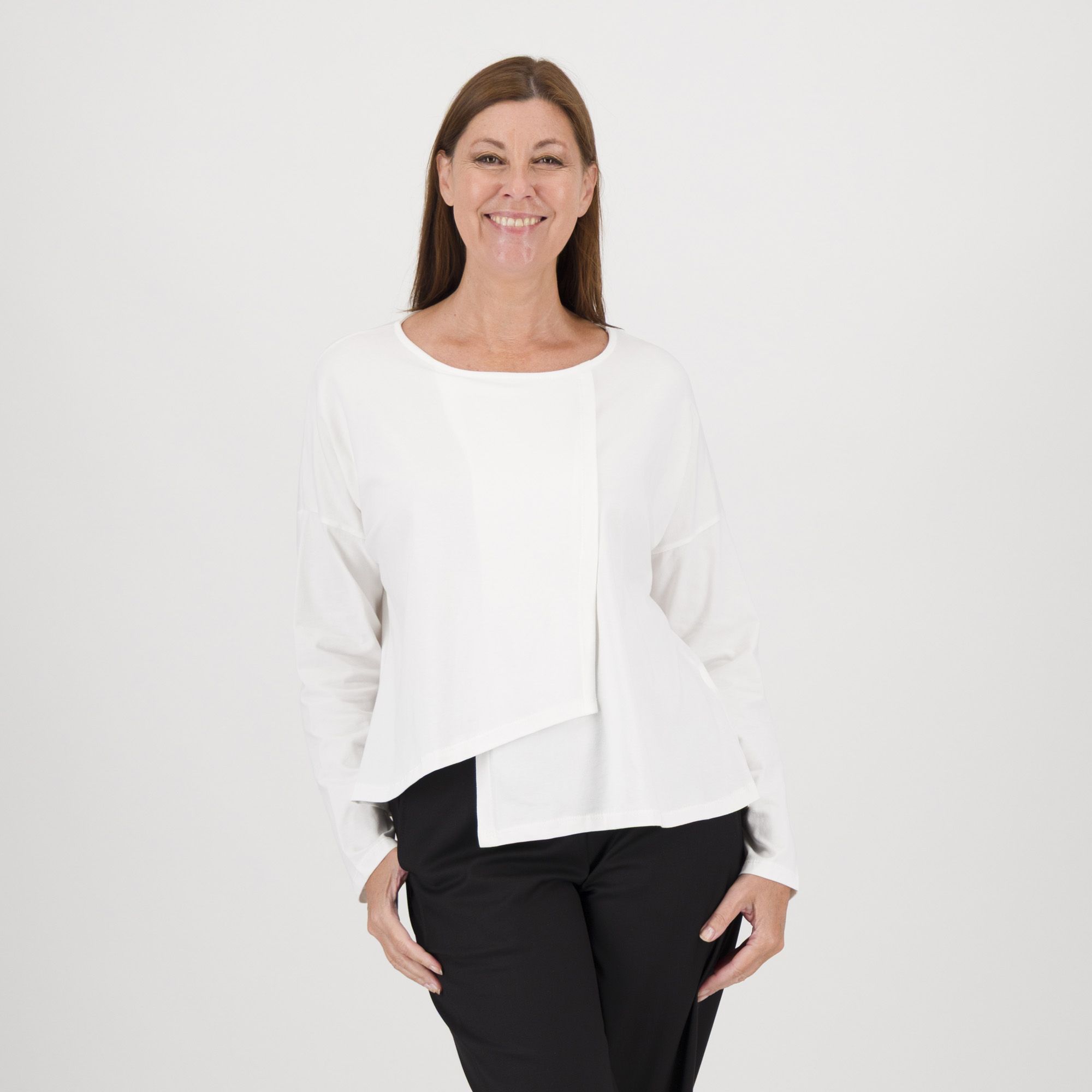Lucrezia Sciortino Maglia in jersey di cotone maniche lunghe