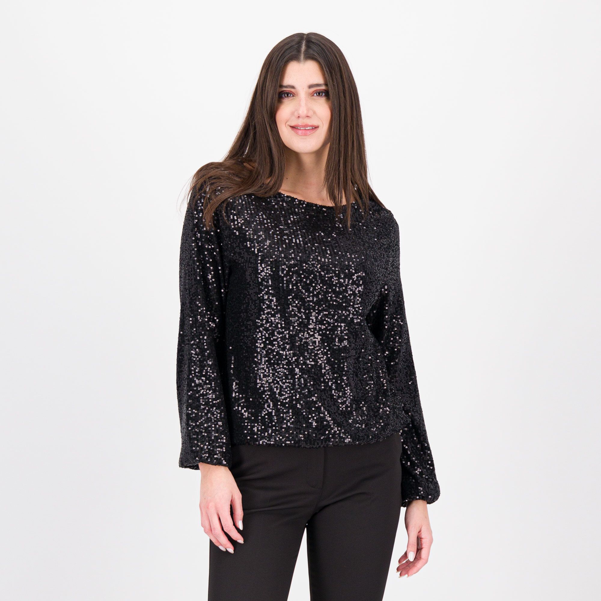 Image of PALAZZO MODA Blusa in paillettes061