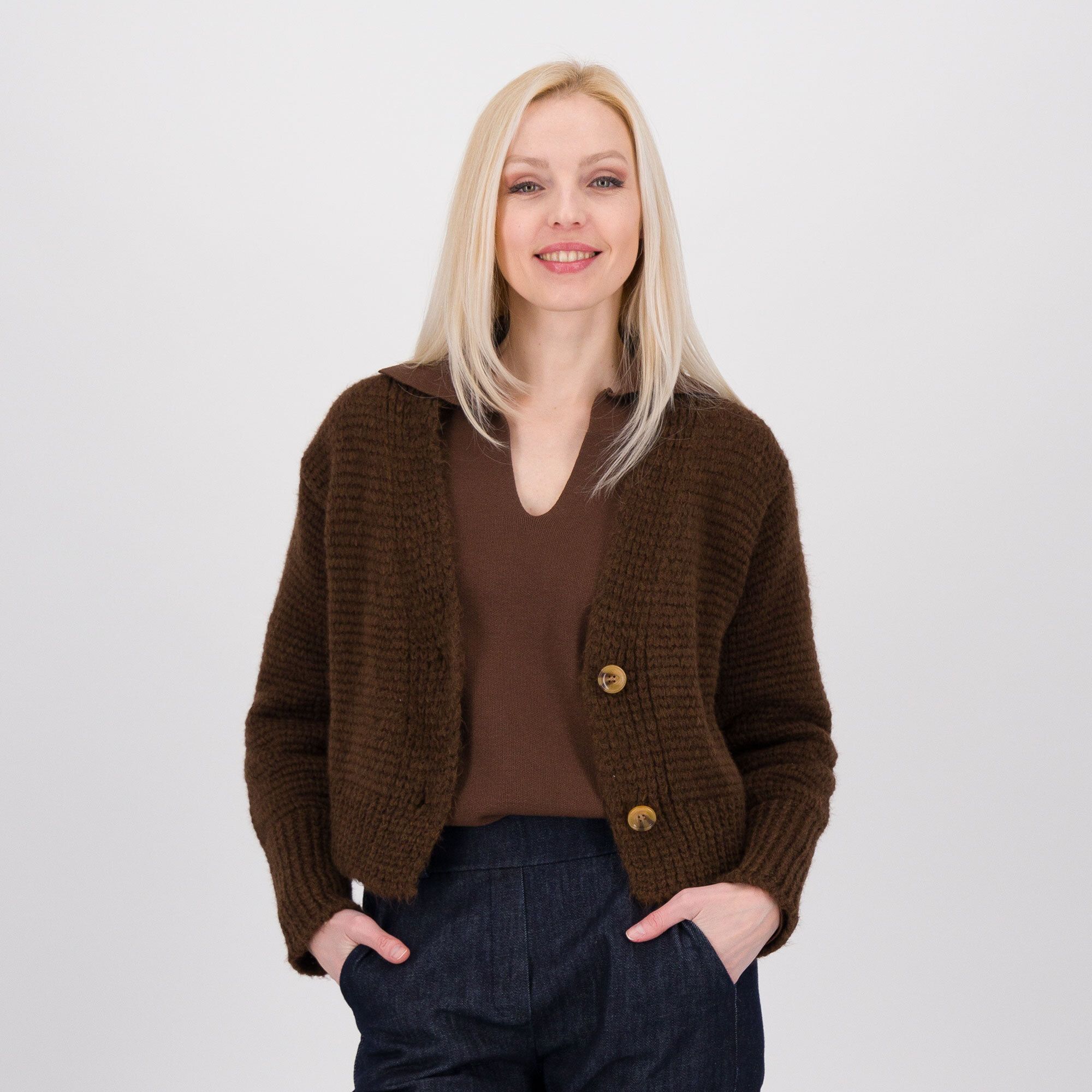 QVC LUCREZIA SCIORTINO Cardigan in maglia