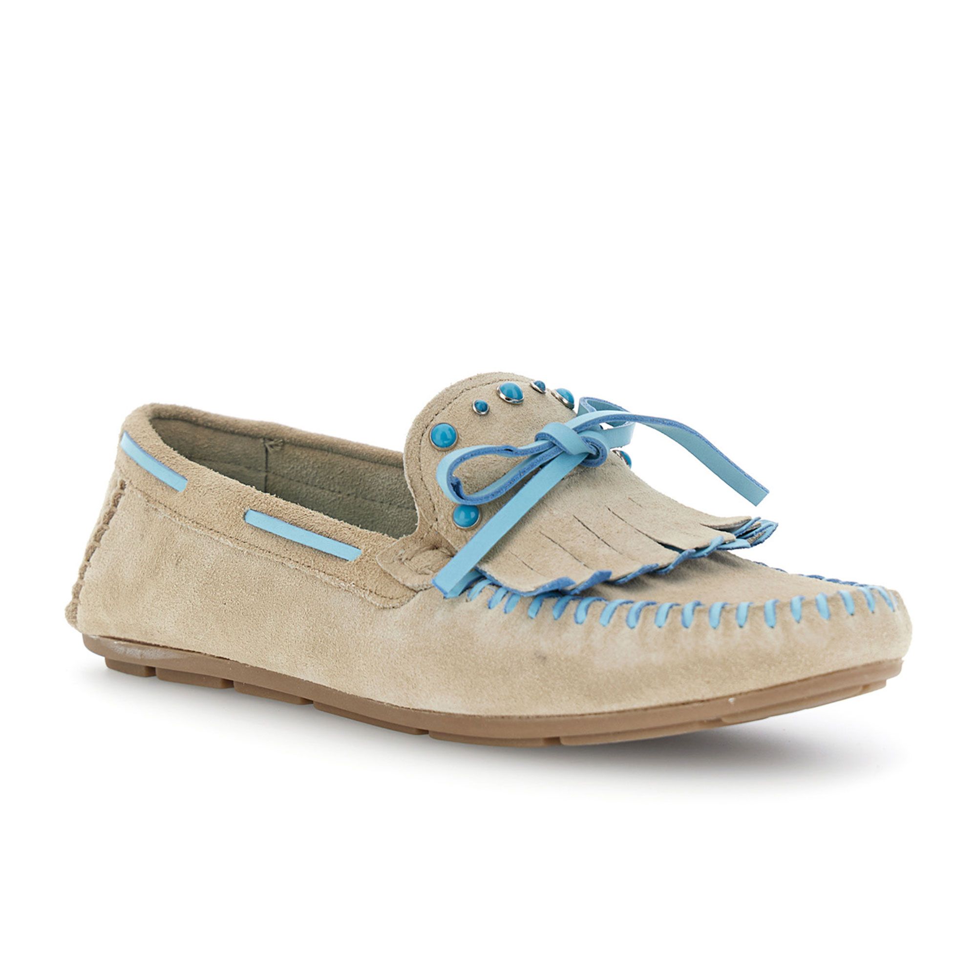 Cafè Noir
Mocassini in pelle
scamosciata con
suola 1 cm