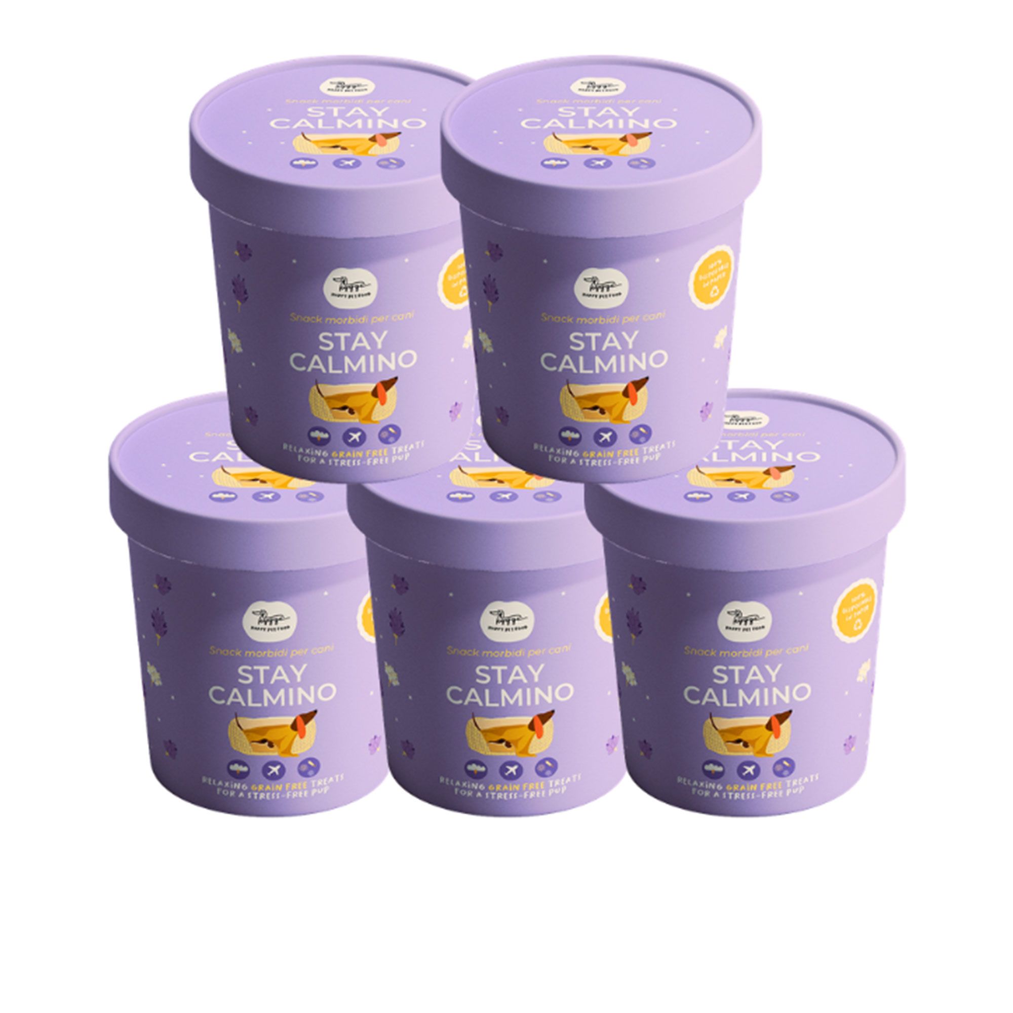 Hygge
Integratore per cani
Stay Calmino
(5x100 g)