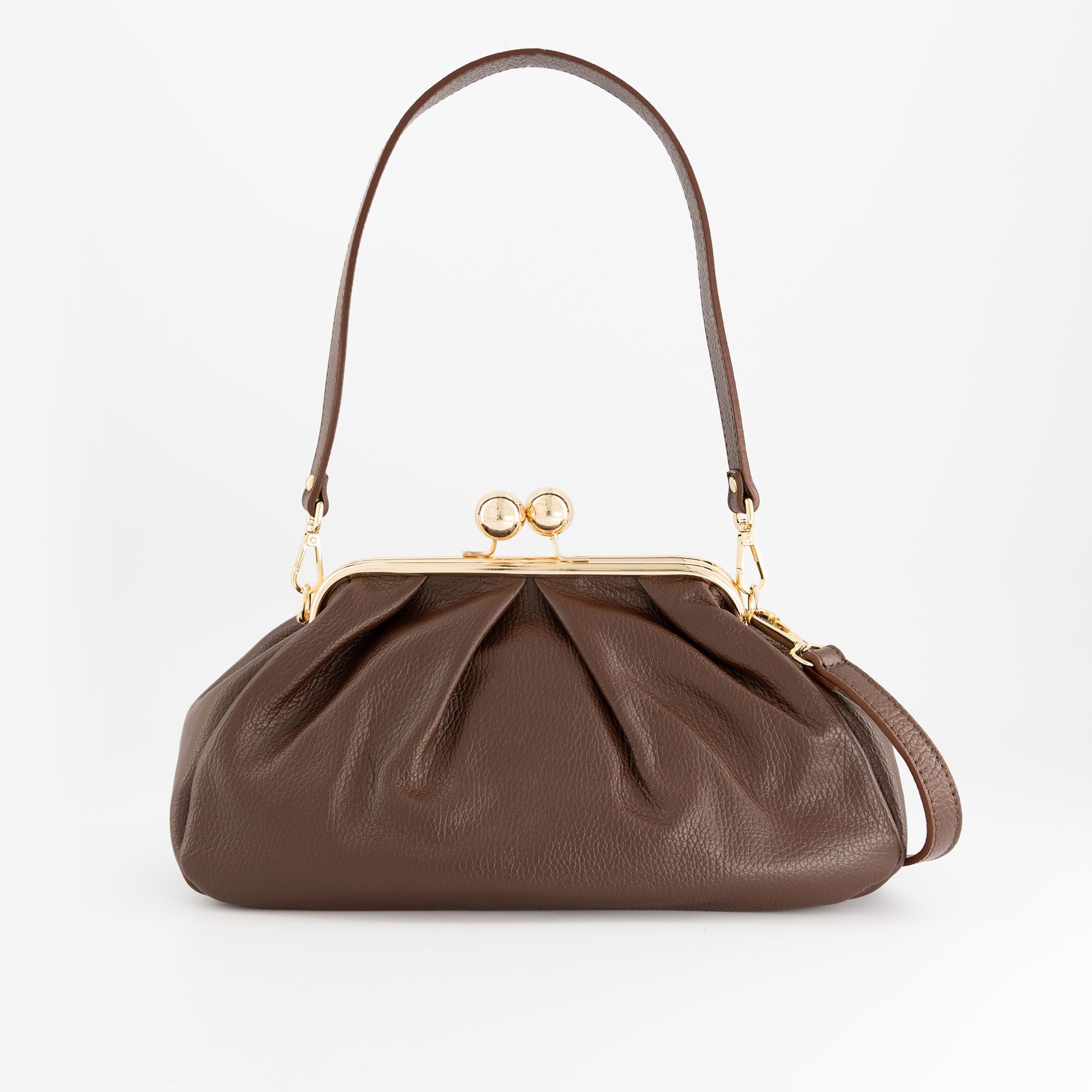 Le Corone Bags
Pochette a spalla
Pistacchio in pelle
con tracolla