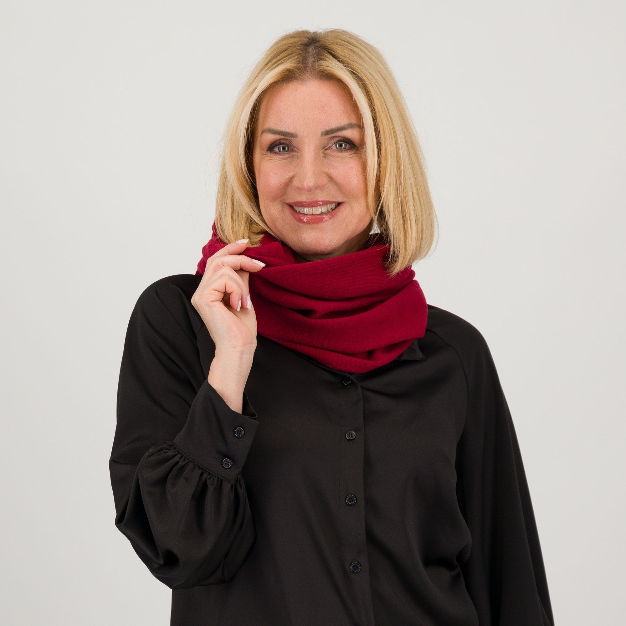 Image of Carlotta Neri Collo in maglia misto lana con cashmere a doppio giro061