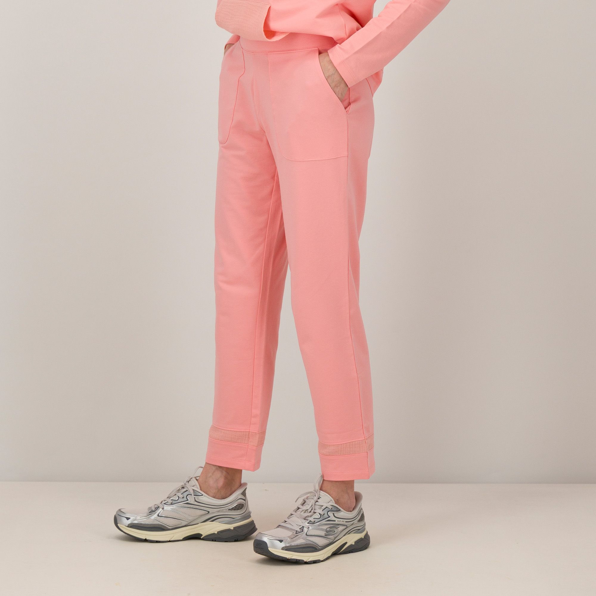 Denim & Co.
Pantaloni 
a gamba dritta in
cotone elasticizzato