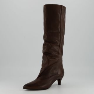 Galieti
Stivali in pelle
con arricciatura
e tacco 6 cm