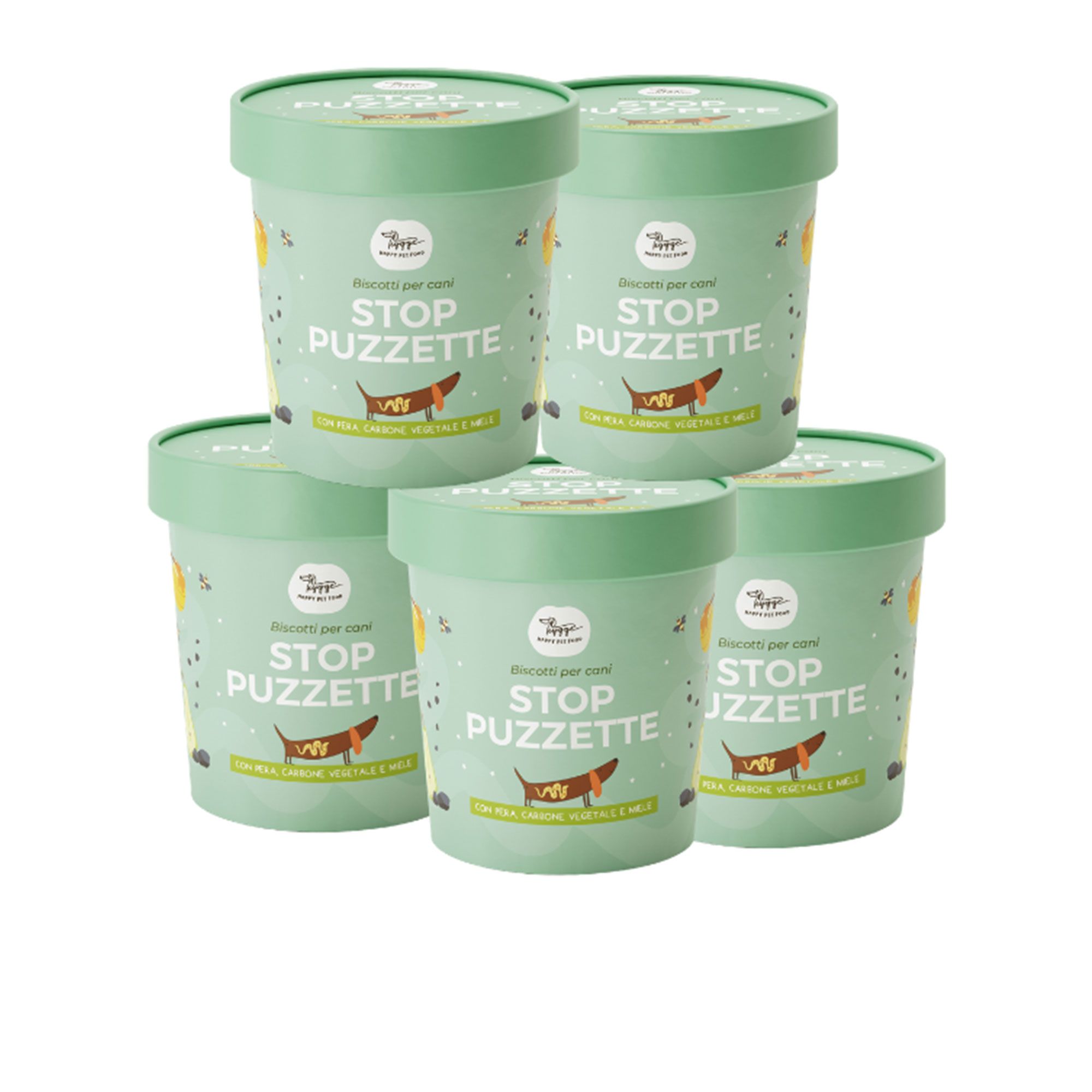 Hygge
Biscotti per cani
Stop Puzzette
(5x100 g)