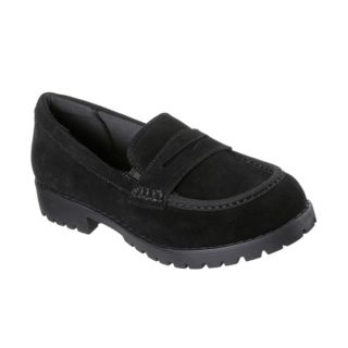 Skechers
Mocassini slip-on
in pelle scamosciata
con tacco 2,5 cm
