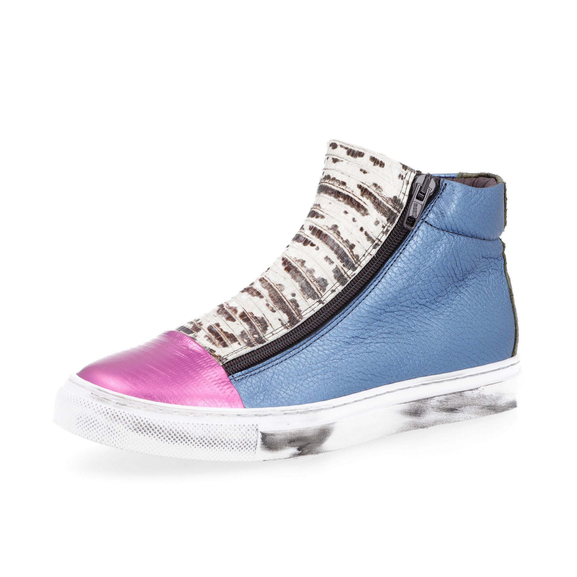 Image of Ebarrito Sneakers in pelle con doppia zip061