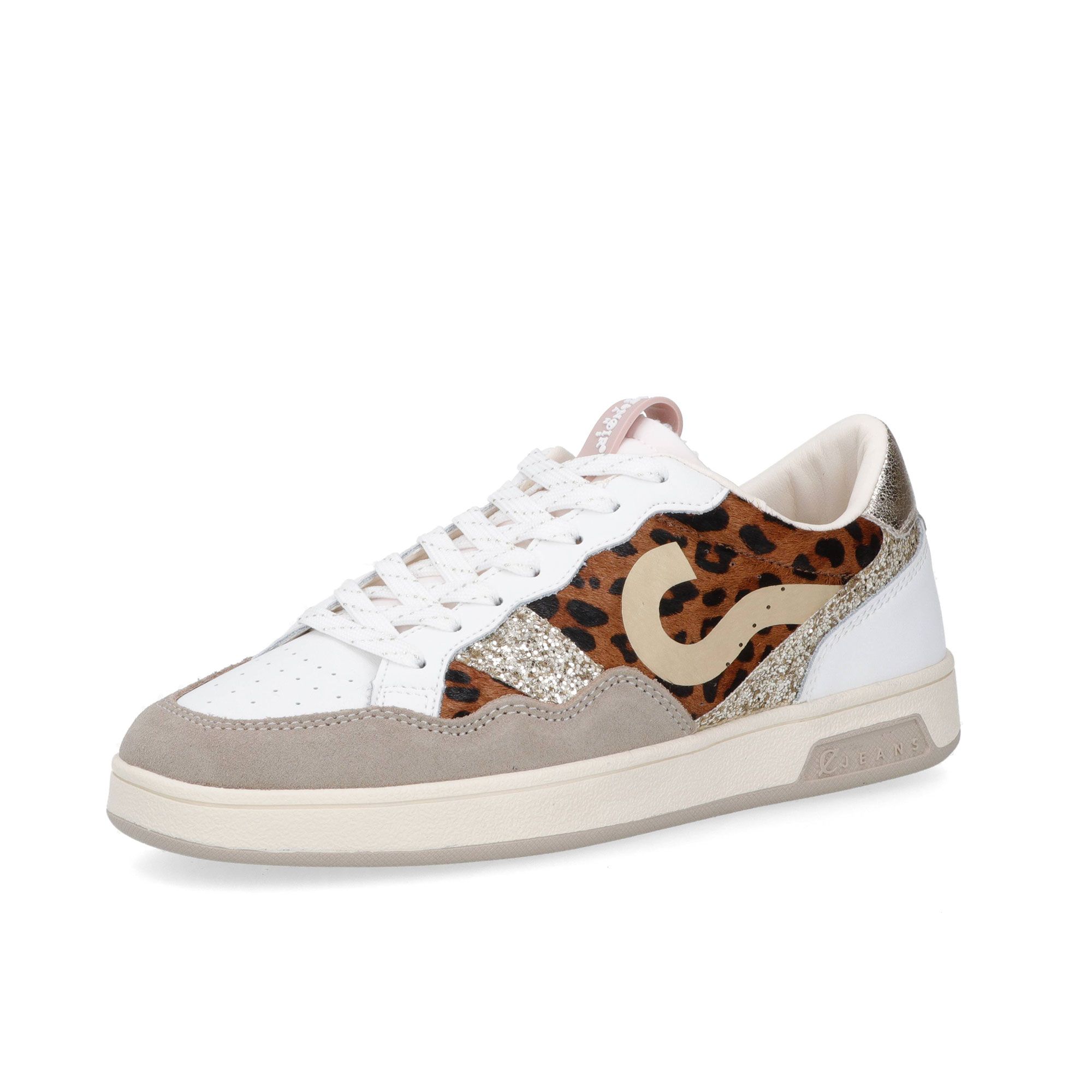 Cafè Noir
Sneaker con inserti
in pelle cavallino
maculato e suola 3 cm