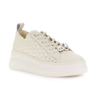 Cafè Noir
Sneaker in cuoio
rivestito con
suola 5,5 cm