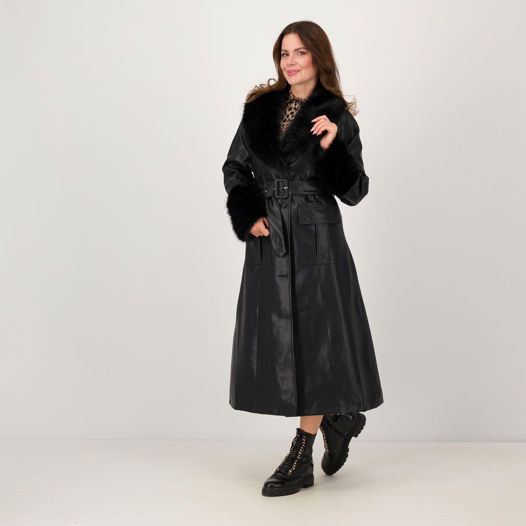 James Lakeland
Cappotto in tessuto
spalmato con
collo removibile