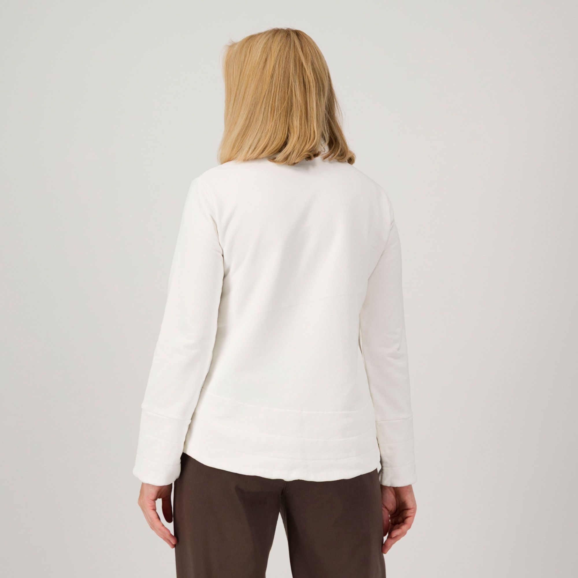 Colour Lab Felpa In Cotone Con Zip E Imbottitura Qvc It