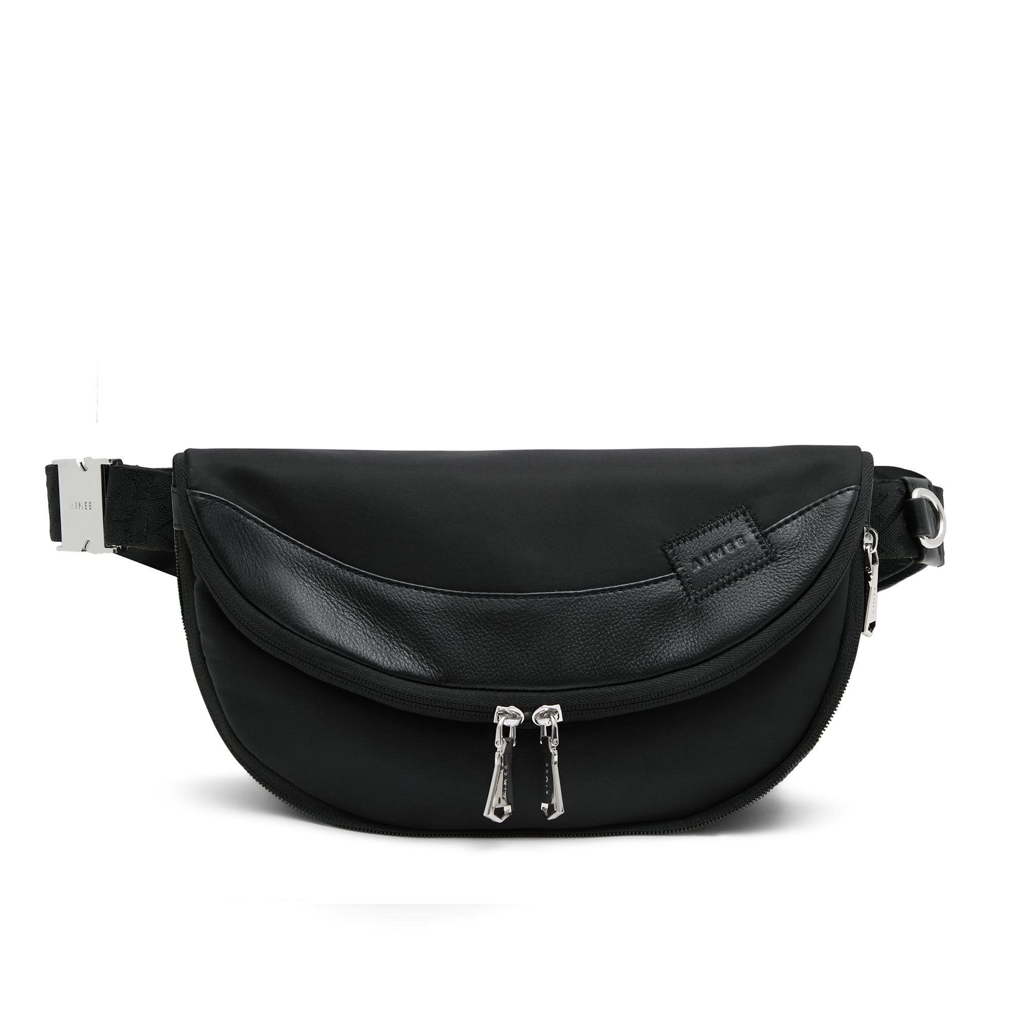 Aimee Kestenberg Marsupio in nylon e pelle Power Move con tracolla