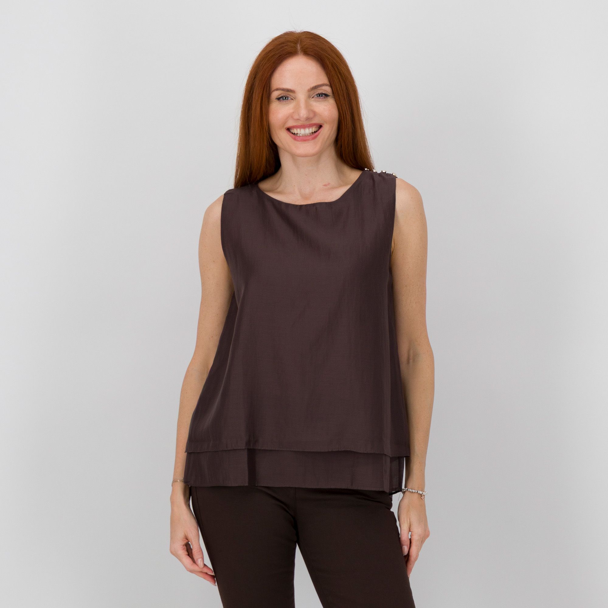 Risskio
Top smanicato
in lyocell