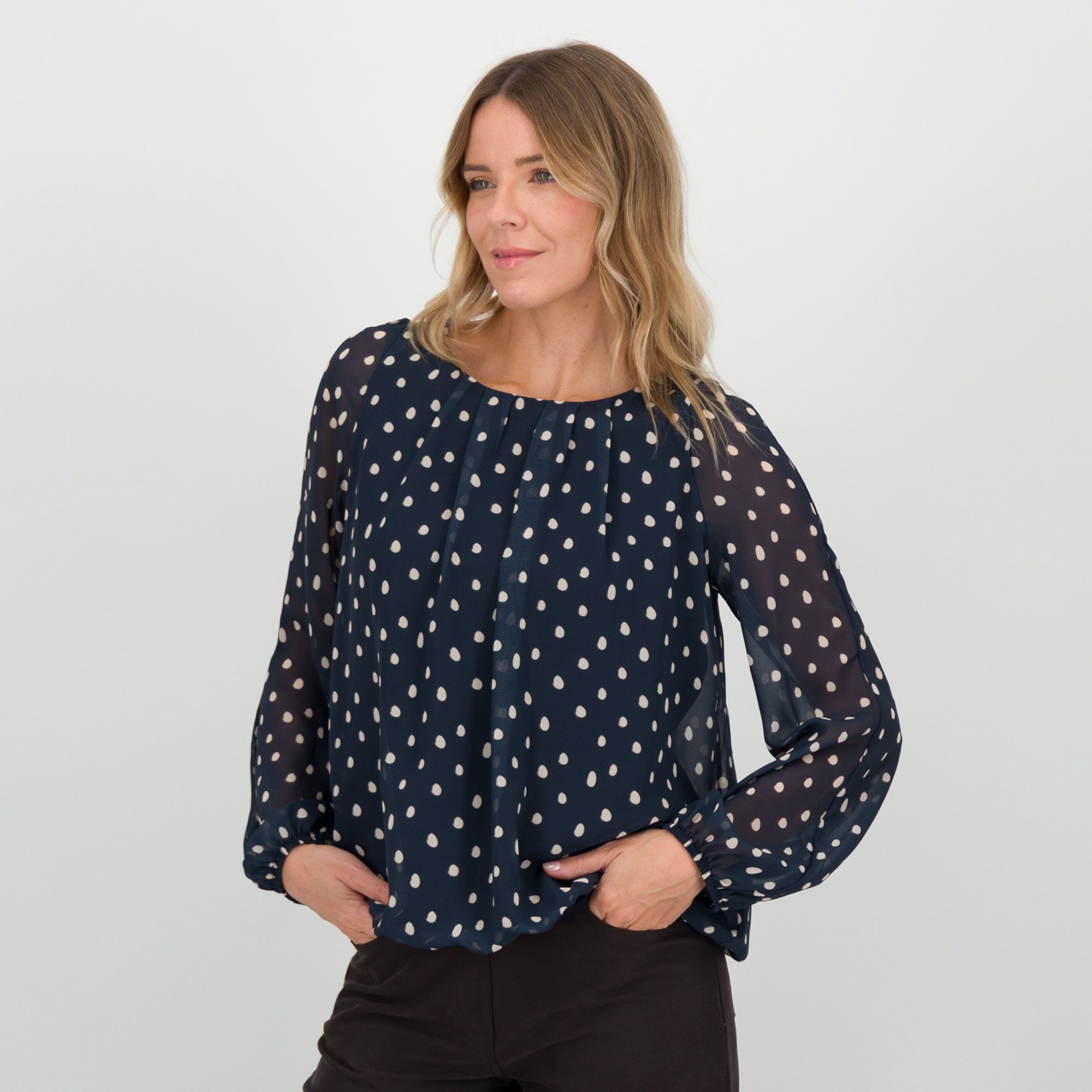 M’ama
Blusa a pois
in jersey doppiato