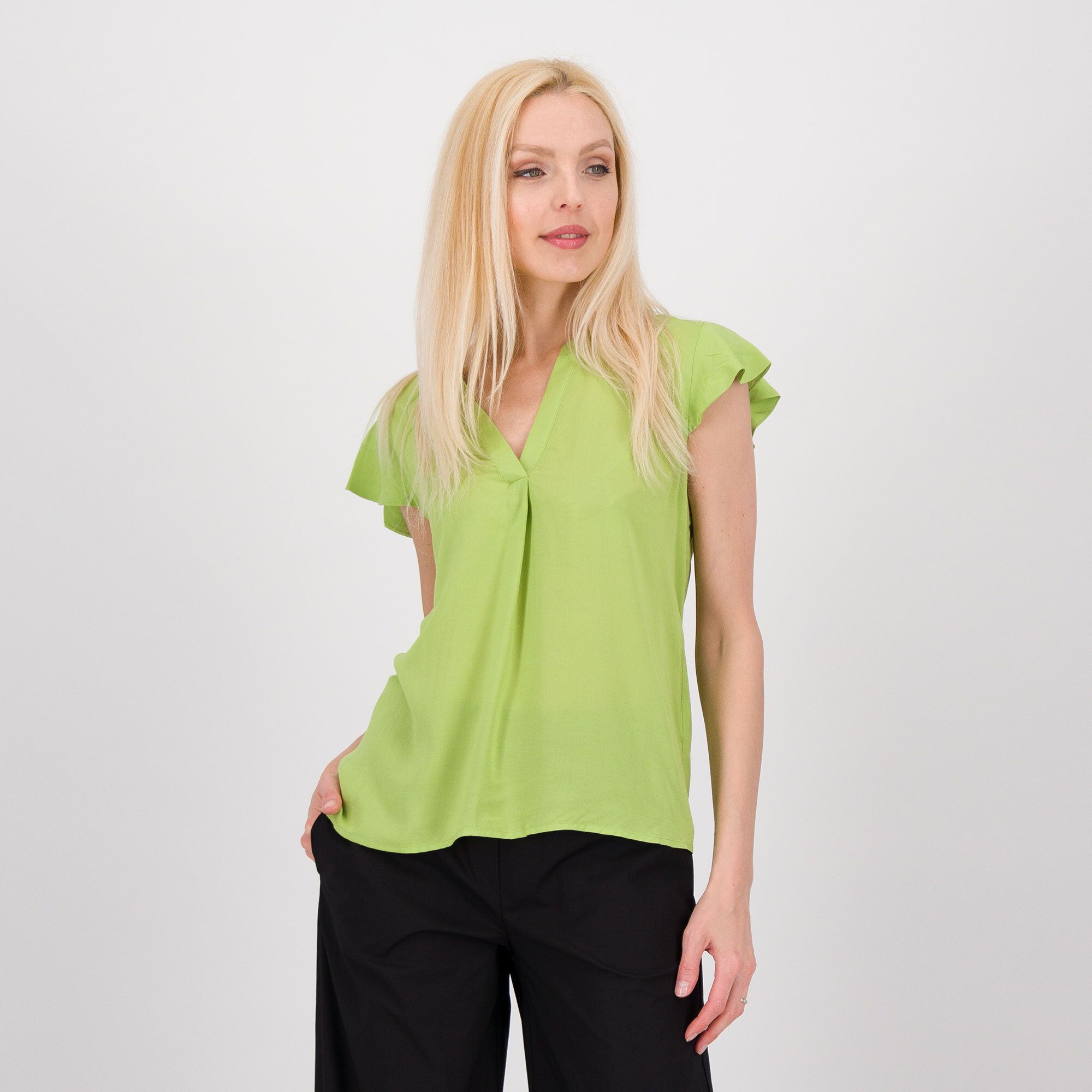 QVC EXTESA Blusa in viscosa con scollo a V