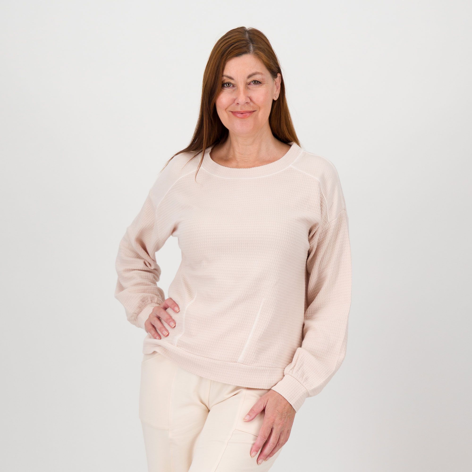 Modern Soul by AnyBoy Felpa in cotone con scollo tondo, maniche lunghe