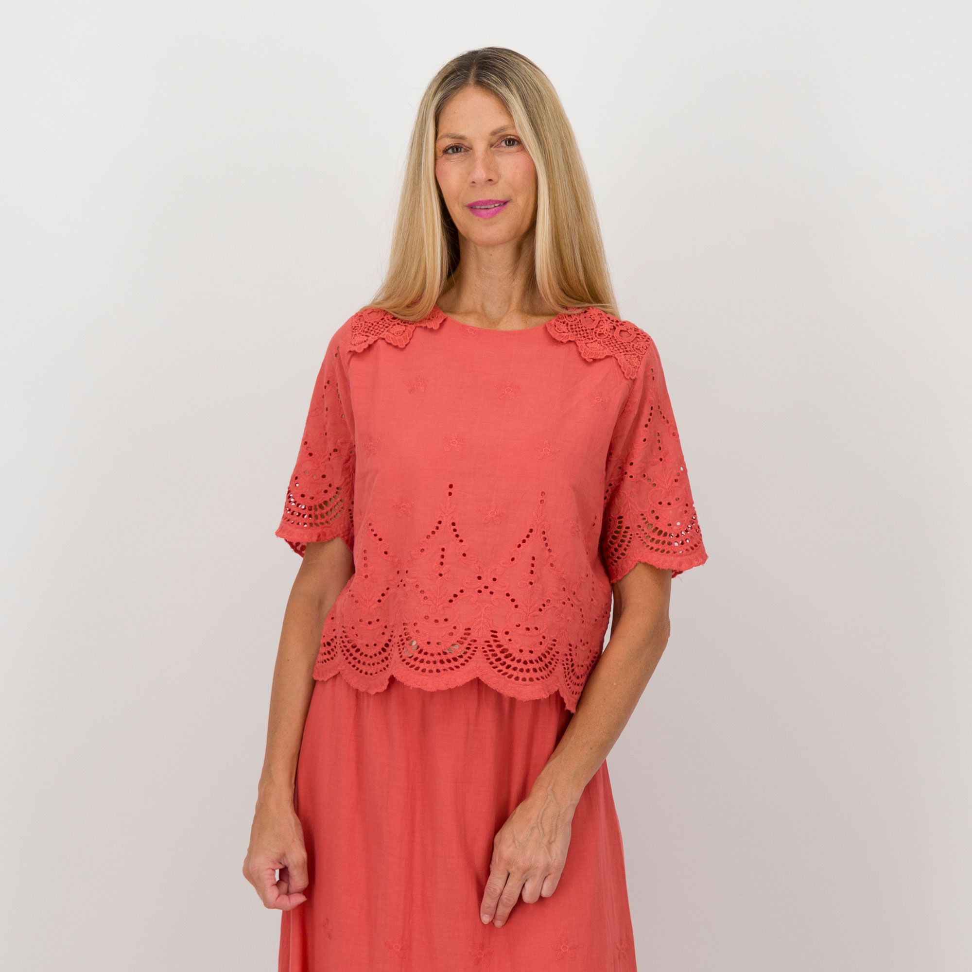 Mood Atelier
Blusa in cotone
sangallo