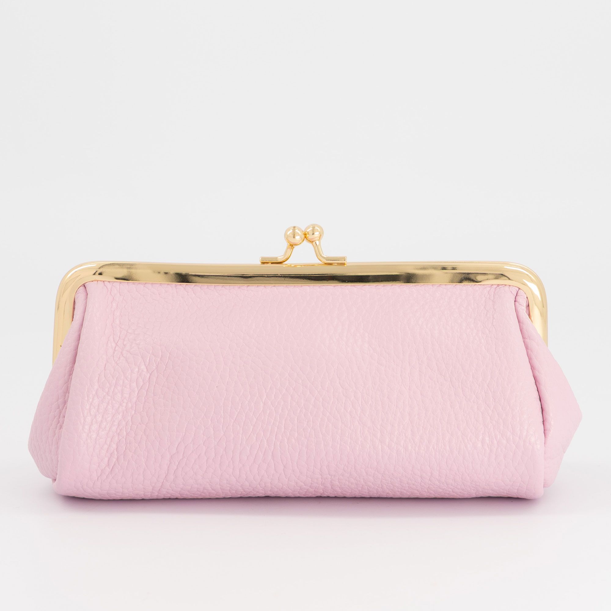 Le Corone Bags Pochette in pelle dollaro Pocket 1950 con chiusura a scatto