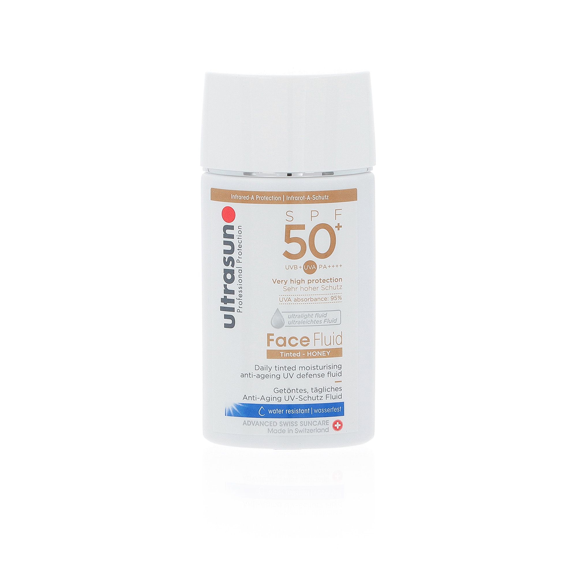 Image of Ultrasun Face Fluid Tinted SPF50+ protezione fluida colorata061