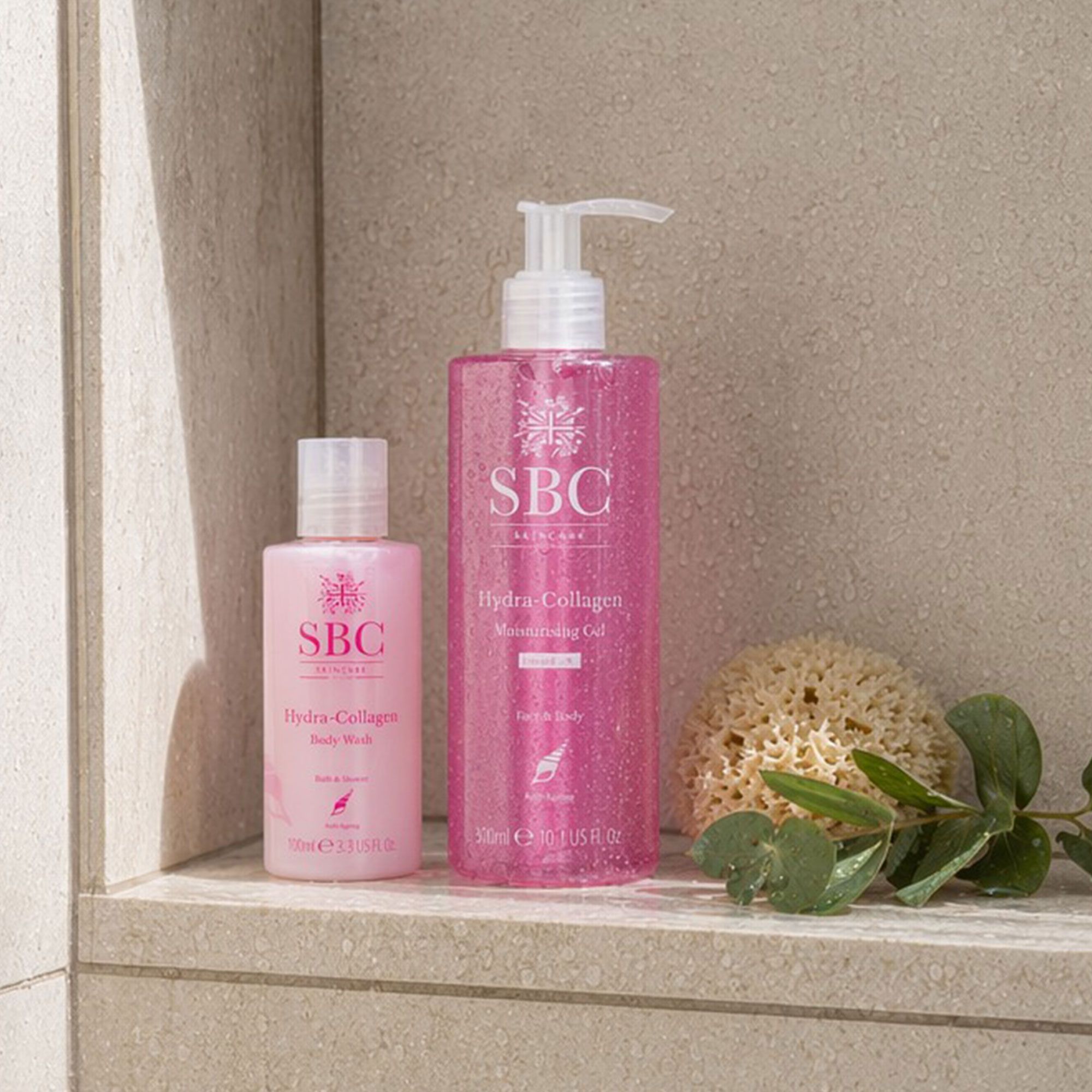 SBC Hydra-Collagen gel idratante (300ml) + bagnoschiuma (100ml)
