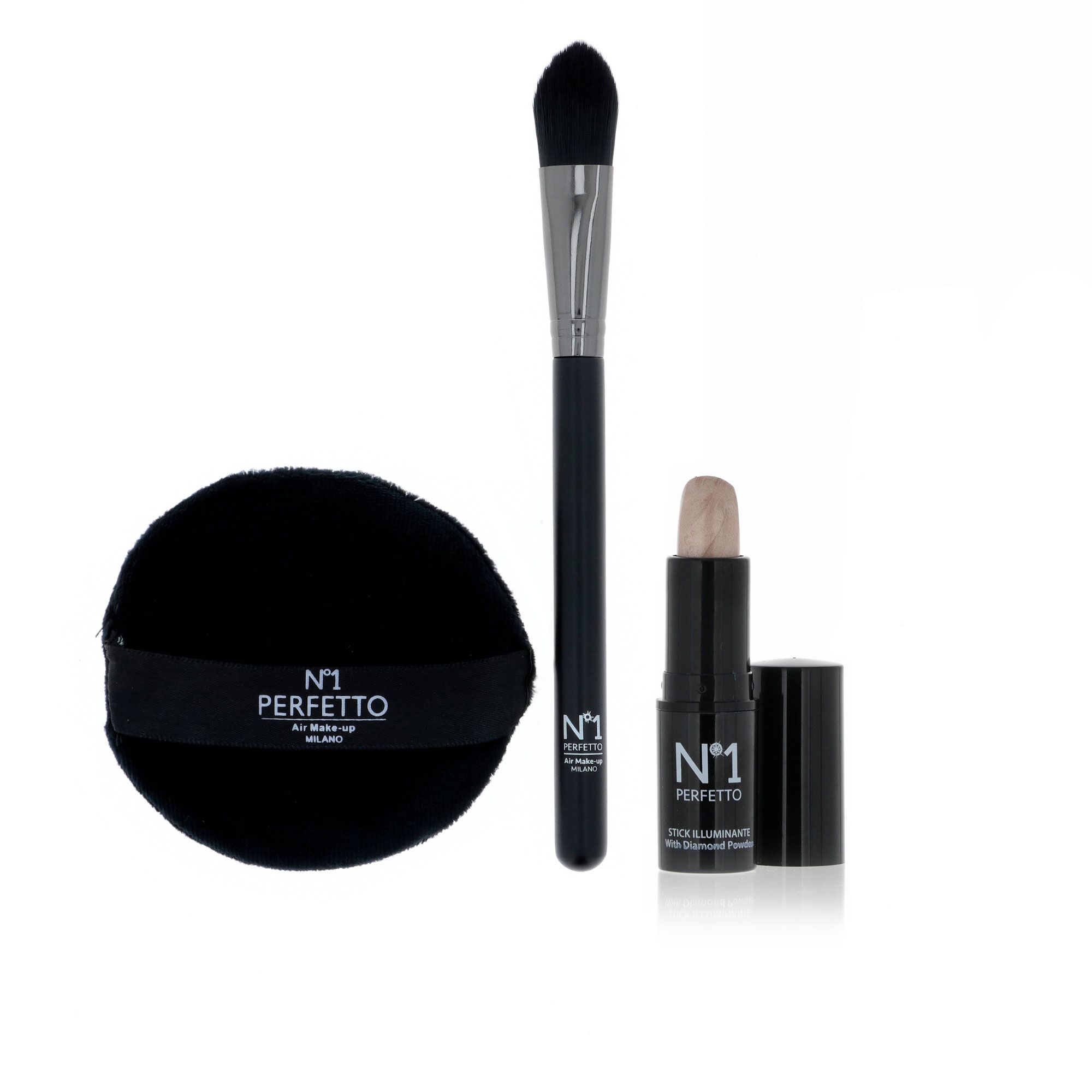 N°1 Perfetto
Illuminante viso
e occhi (4,5g)+
pennello+piumino
