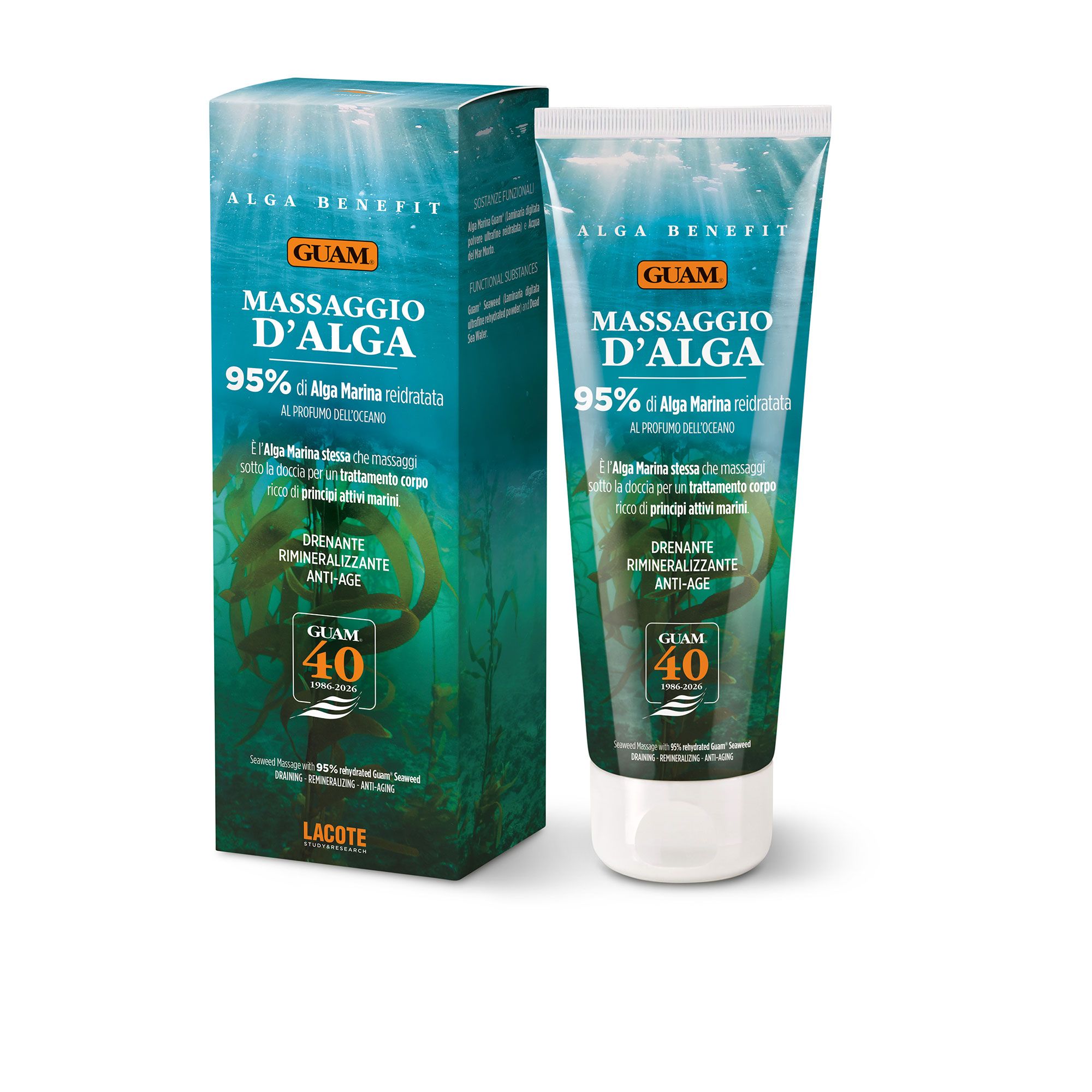 Guam
Trattamento
massaggio Alga
Benefit (250 ml)