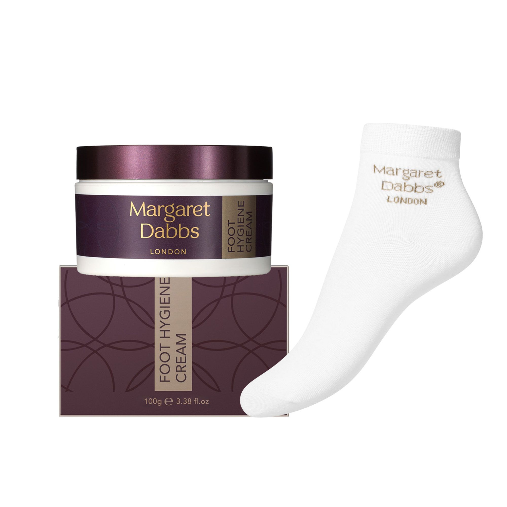 Margaret Dabbs London
Crema piedi e calzini
con fibre dei canapa
(100g)