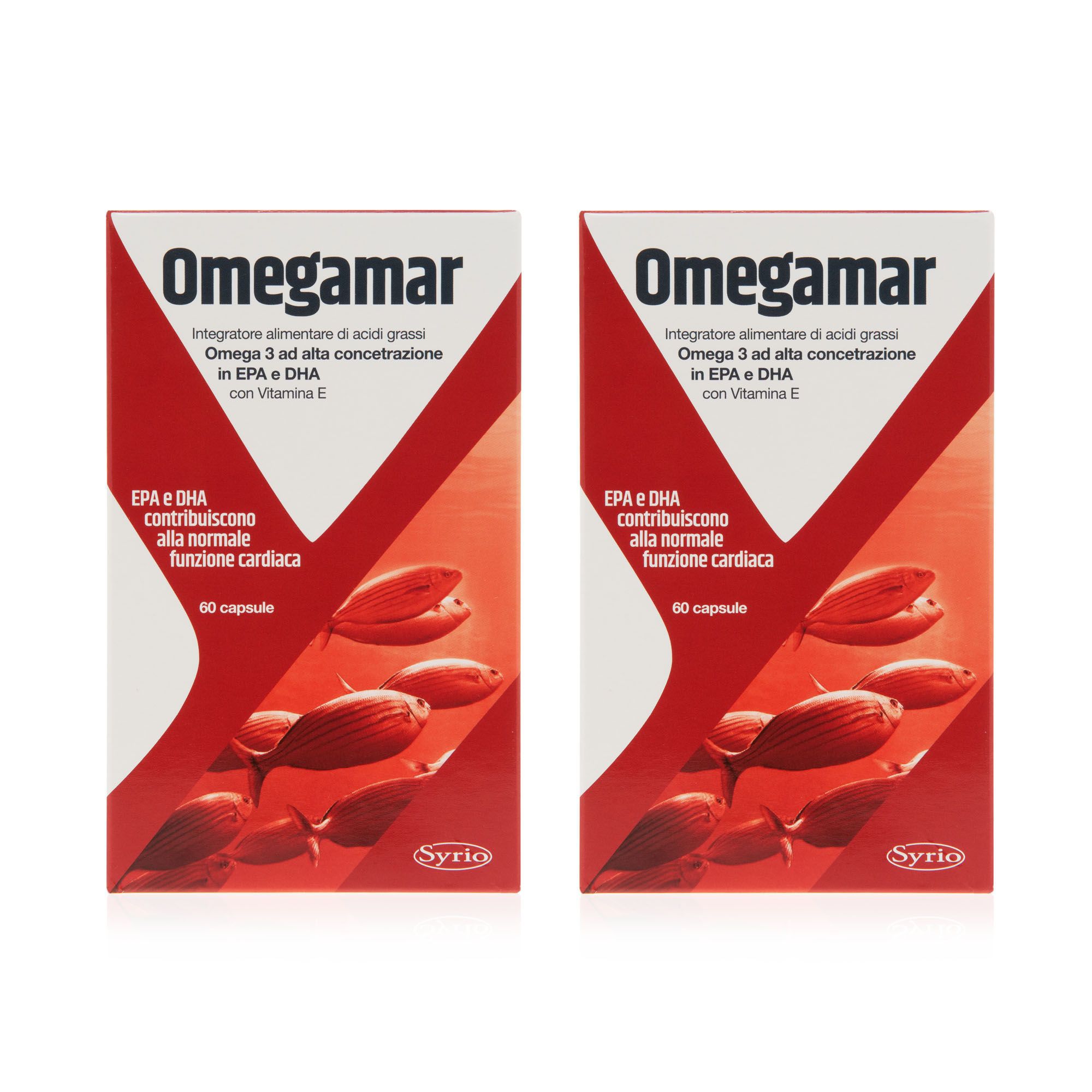 Image of Syrio Omegamar Integratore alimentare di Omega 3 (2x60cps)061