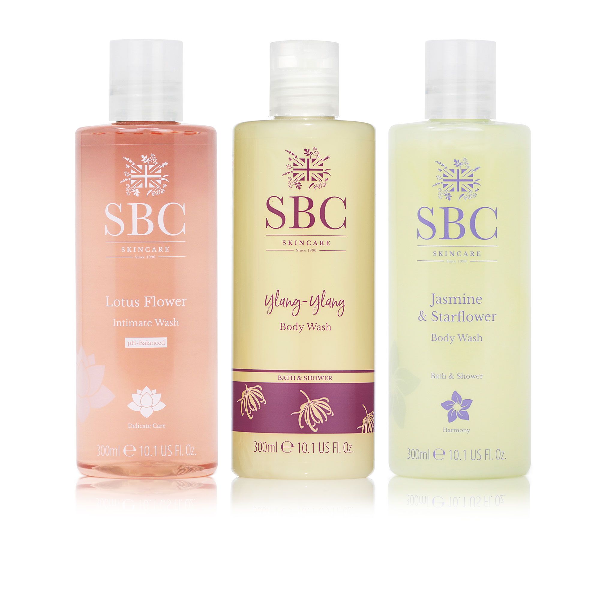 SBC
Kit doccia:
Jasmine, Loto e
Ylang (3x300 ml)