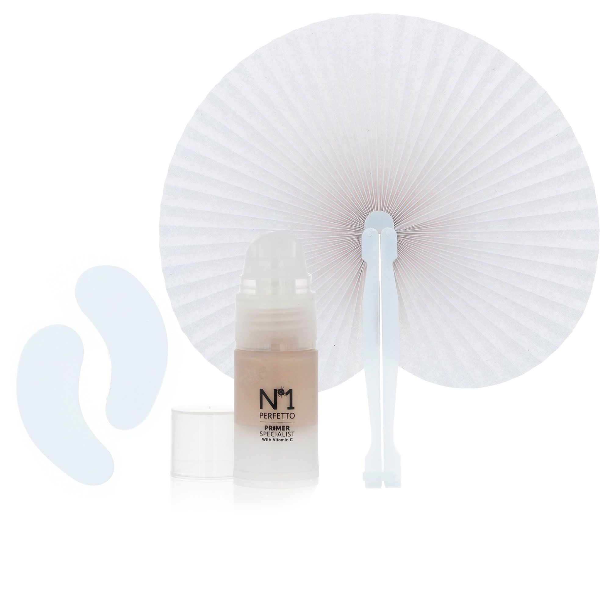 N°1 PERFETTO
Kit Occhi: patch,
primer Vitamina C
(15ml) e ventaglio