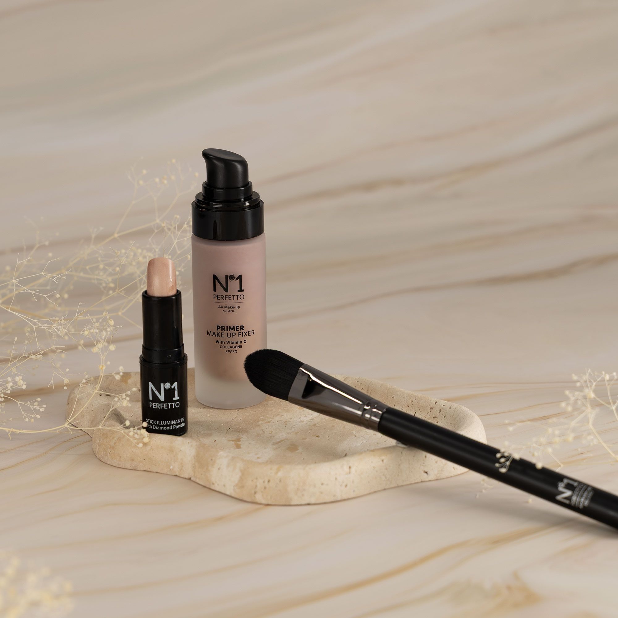 N°1 Perfetto
Kit Illuminante 
viso e occhi 
con pennello