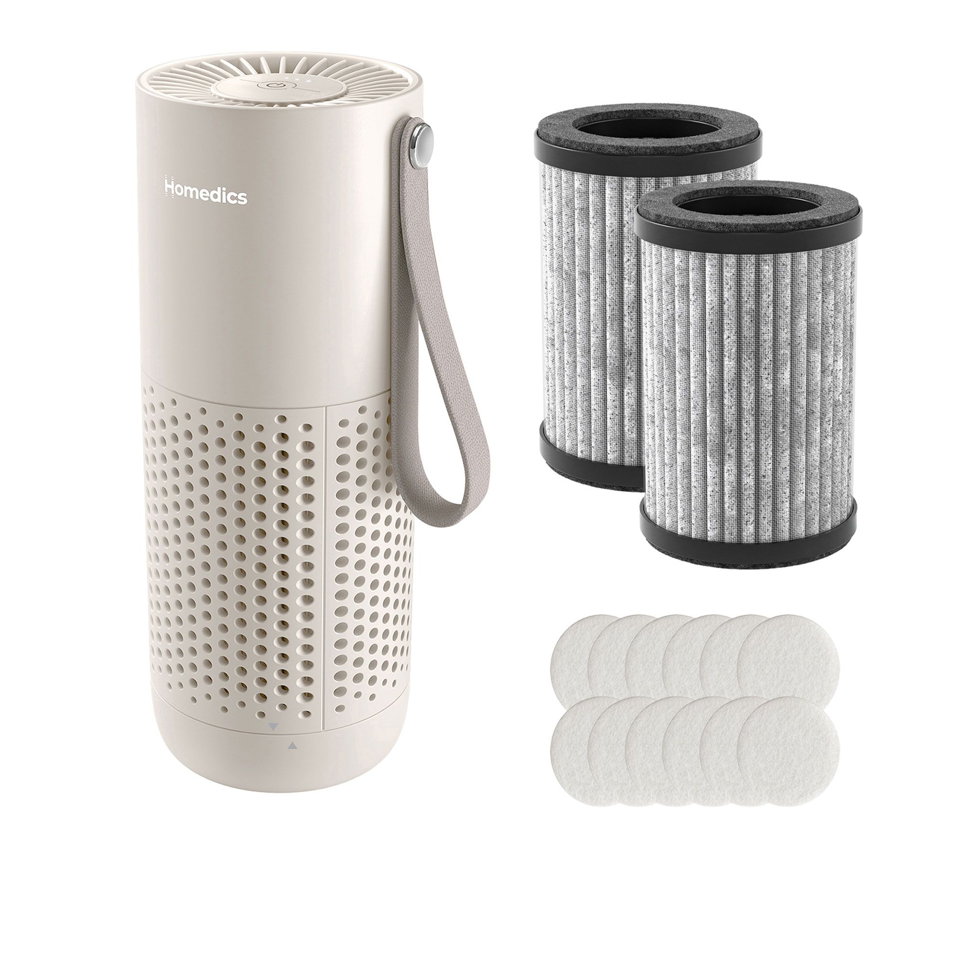 Homedics
WhisperPure Air Mini
+ 2 filtri + 12
Aroma Pad