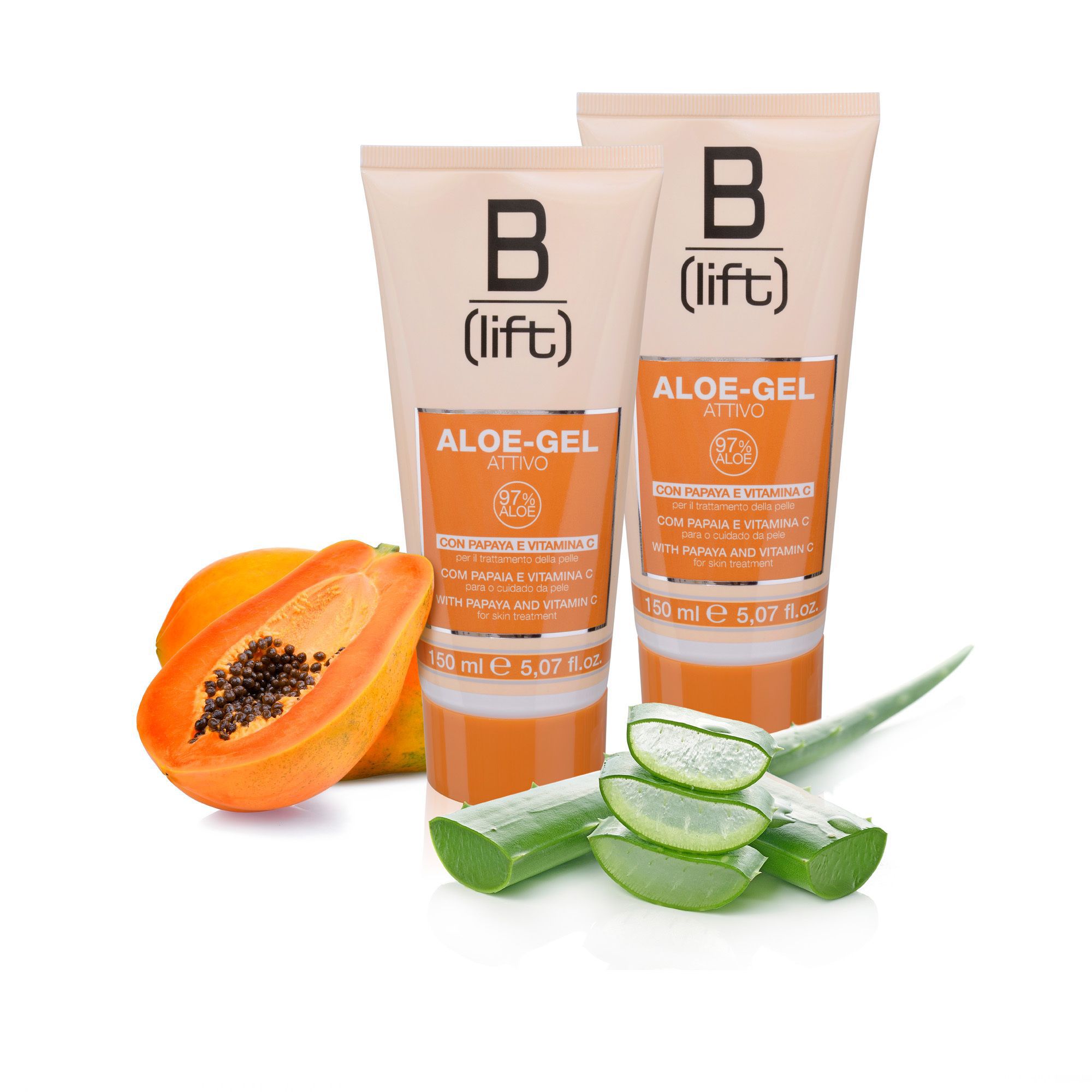 Image of Syrio B-Lift Aloe-Gel Attivo 2pz Papaya e Vitamina C061