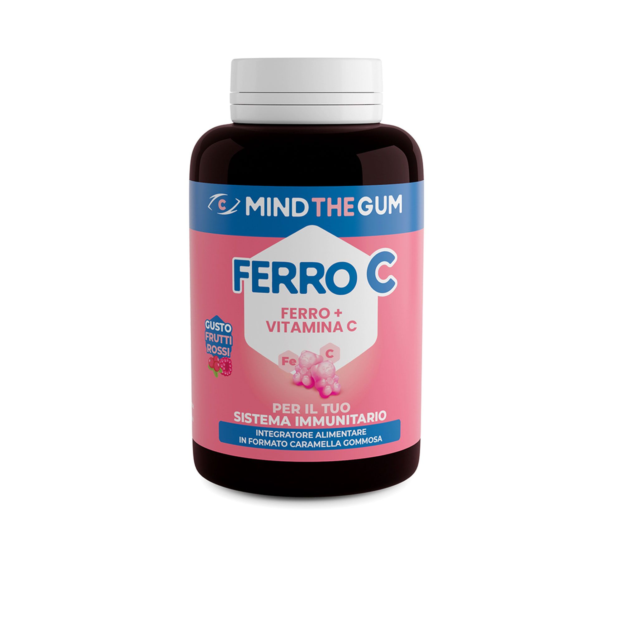 Mind The Gum
Ferro C
integratore
alimentare (60gummy)