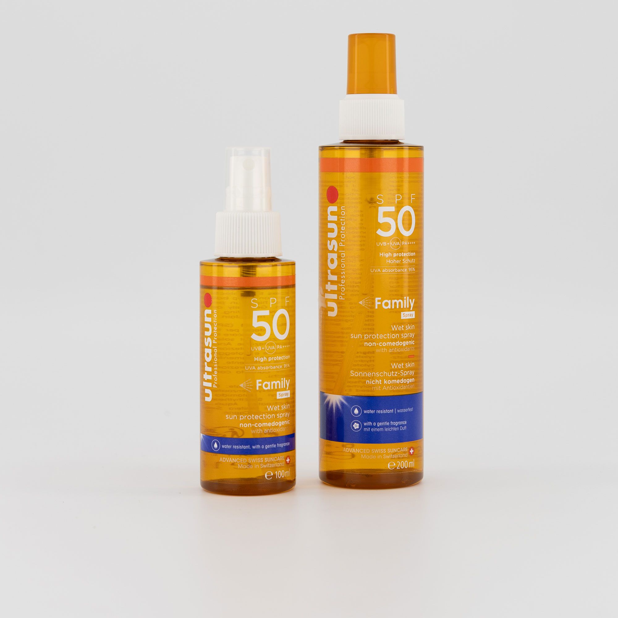 Ultrasun
Kit spray solari 
Family Wet Skin SPF50
(200 ml - 100 ml)