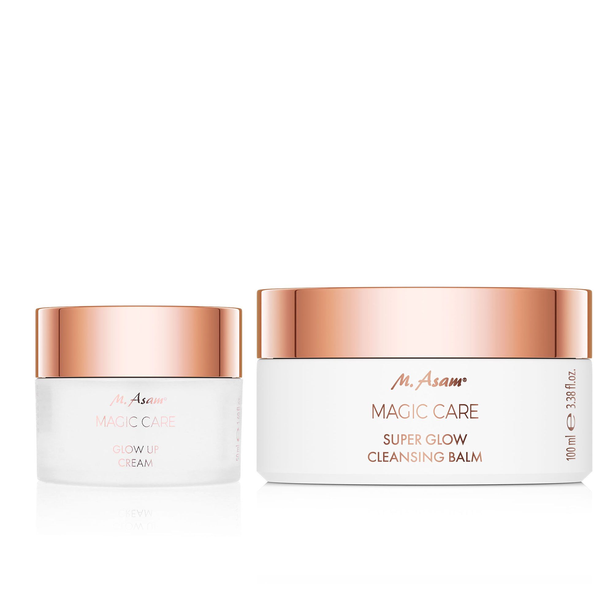 M. Asam
Kit Magic Care Glow:
detergente (100 ml)
e crema (50 ml)