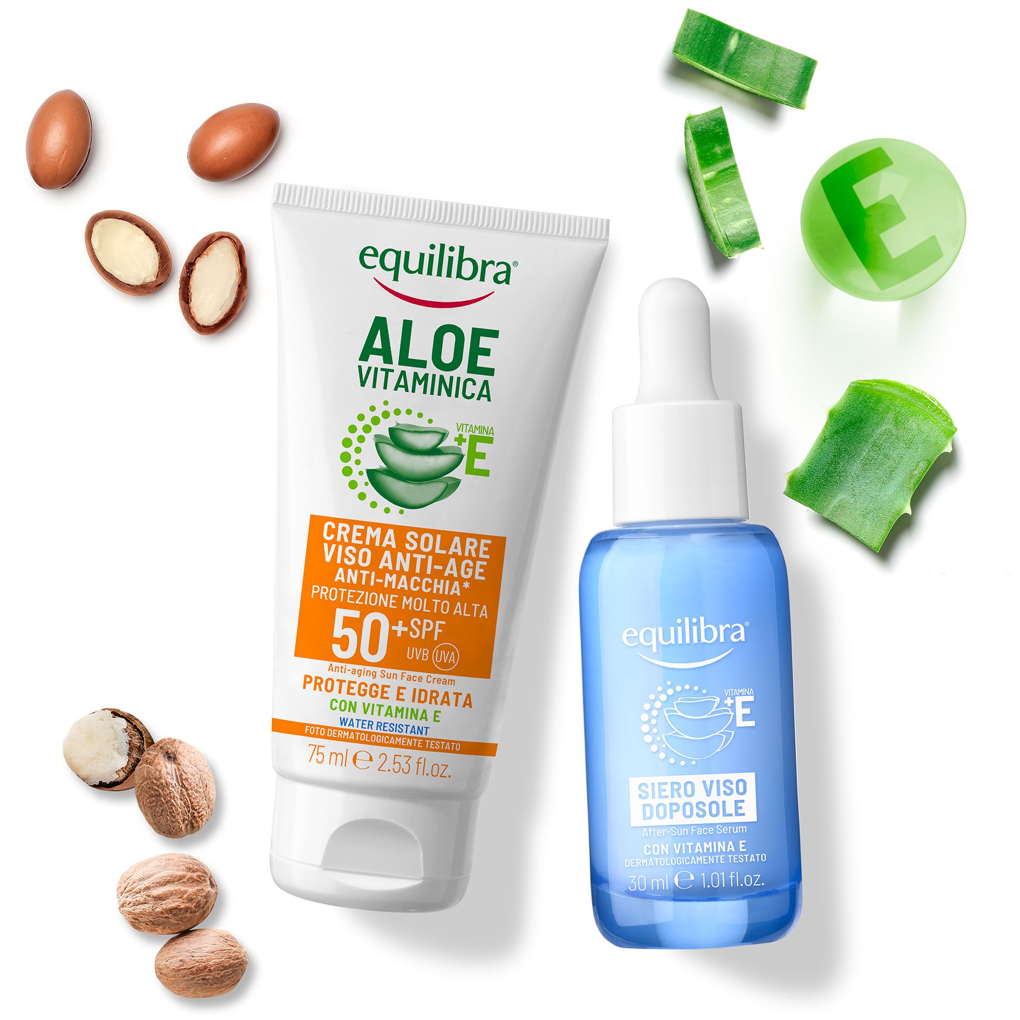 Vitaminica Crema solare viso Anti-Age (75 ml) e doposole (30 ml)