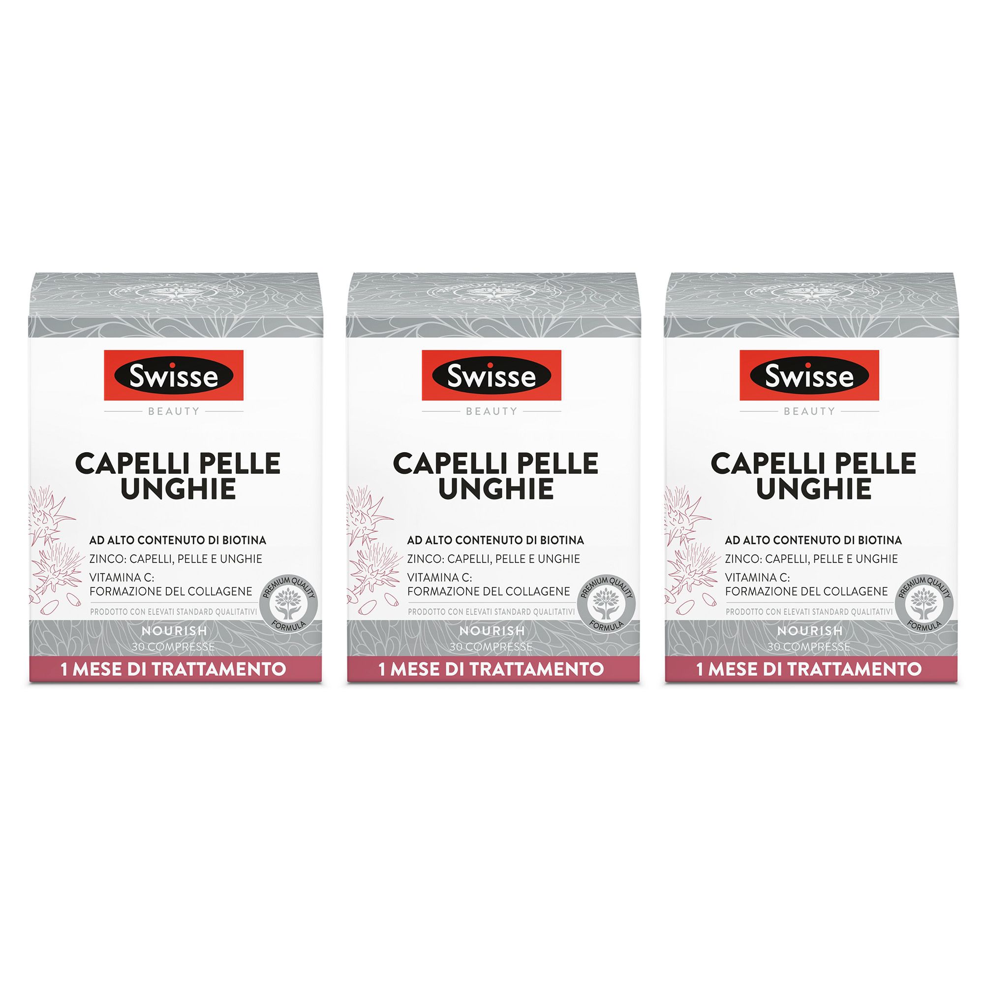 Swisse
Capelli Pelle Unghie
Integratore
alimentare (3x30cpr)
