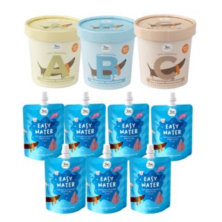 Hygge
Integratori per cani:
ABC del Benessere +
7 Easy Water