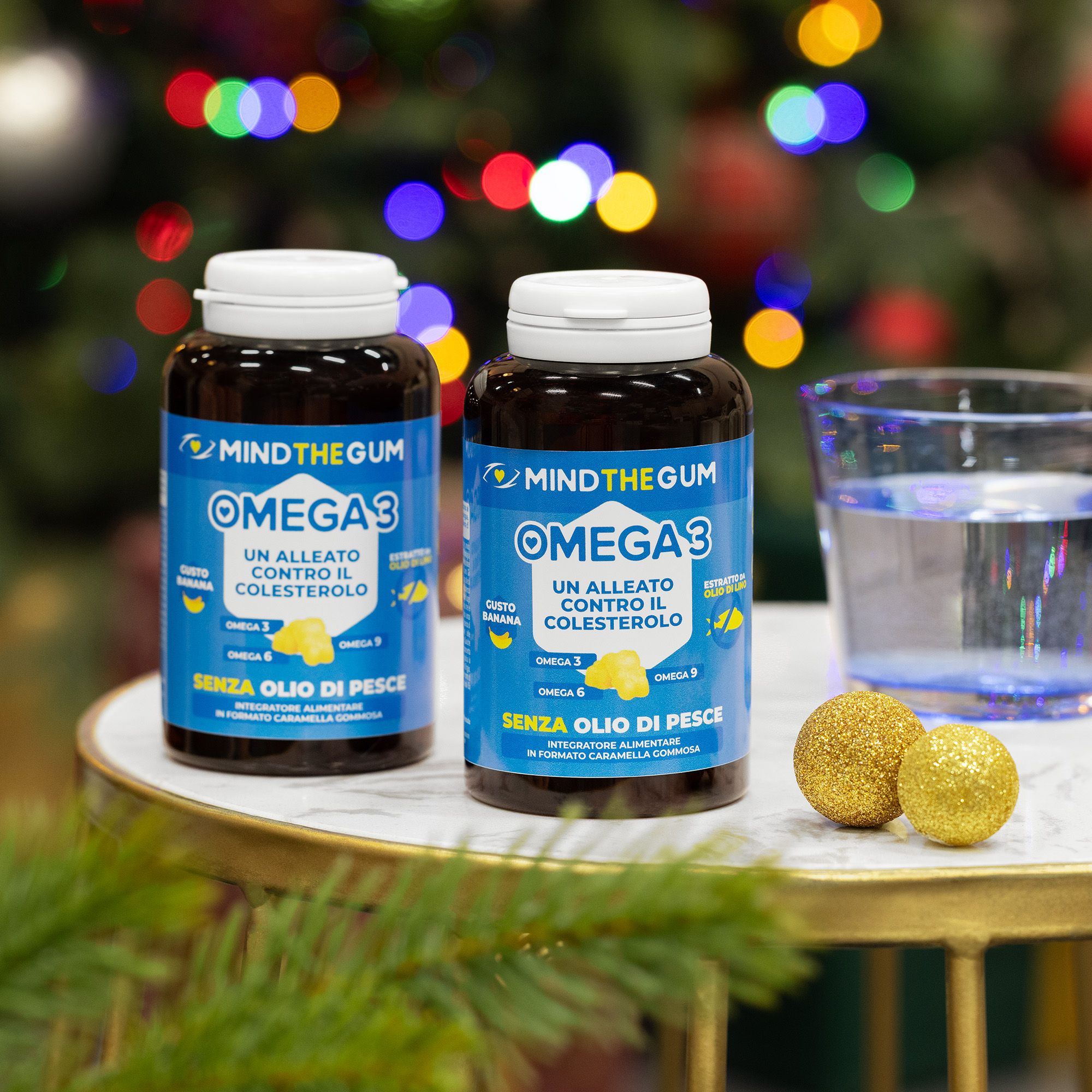 Mind The Gum
Omega 3 Integratore
alimentare con acido
linoleico (120gum)