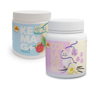 KeBakery
Collagene (300g)
e Kemag+ (150g)
Set 2 integratori