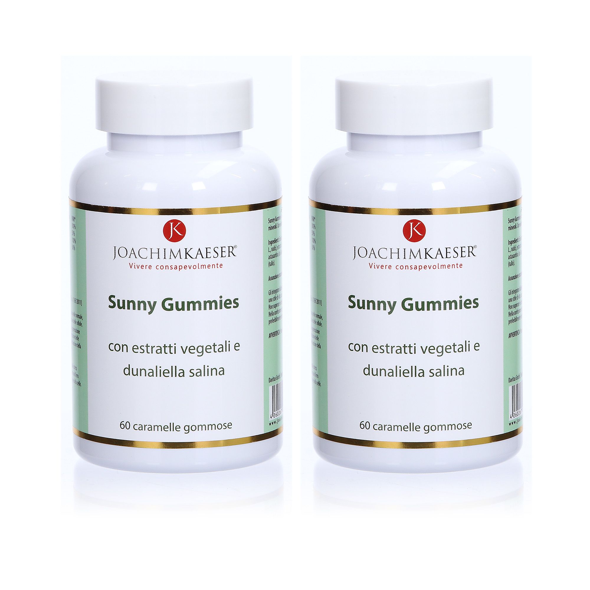 Joachim Kaeser
Sunny Gummies
integratore Vitamine
e minerali (2x60gums)